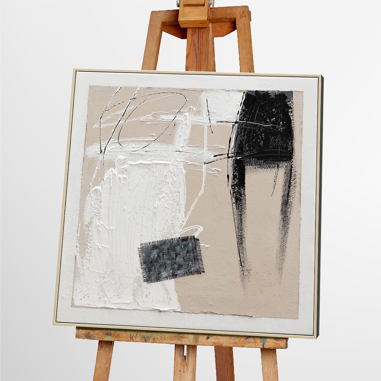 ArtUniverse Gemälde Leinwandbild Natural Art 80 x 80 cm, Abstrakt