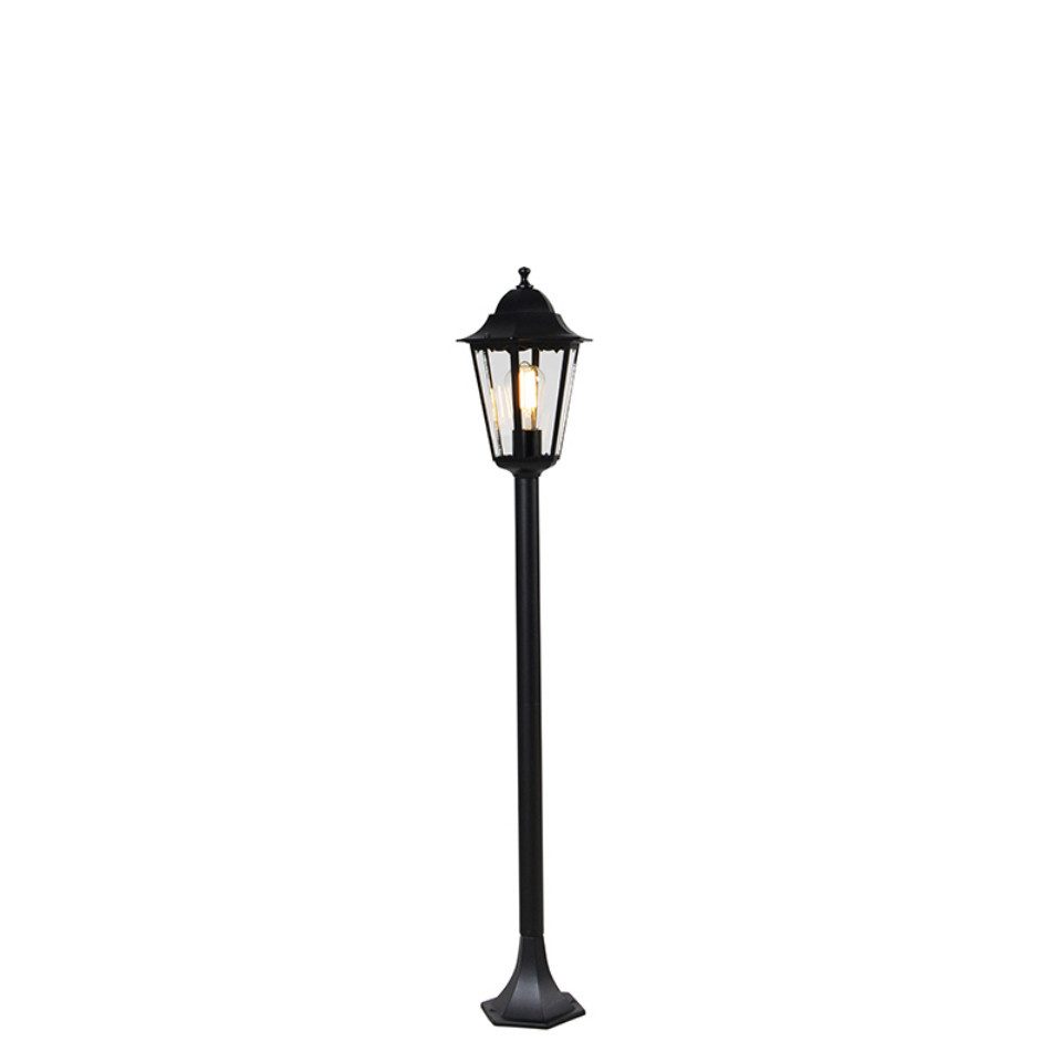 Qazqa Gartenleuchte New orleans, ohne Leuchtmittel, Kaltweiß, QAZQA Laterne außen, e27, Schwarz, Aluminium, classic-antique