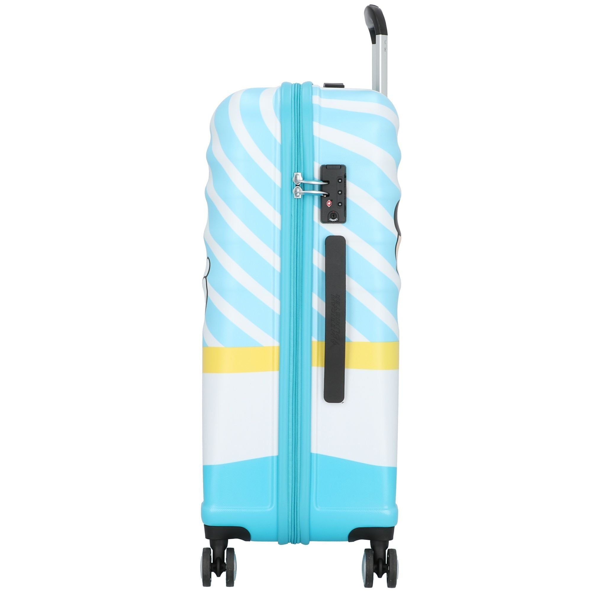 ABS American blue Wavebreaker, kiss Hartschalen-Trolley Rollen, Tourister® mickey 4