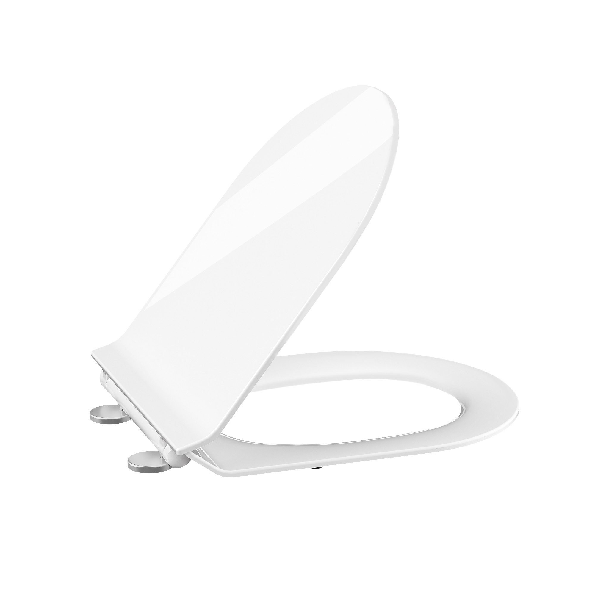 GarveeMore WC-Sitz Toilettendeckel mit Absenkautomatik D-Form