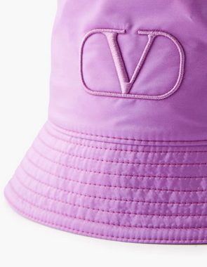 Valentino Baseball Cap VALENTINO GARAVANI Fischerhut Silk Bucket Crochet Hat Cap With Dust Ba