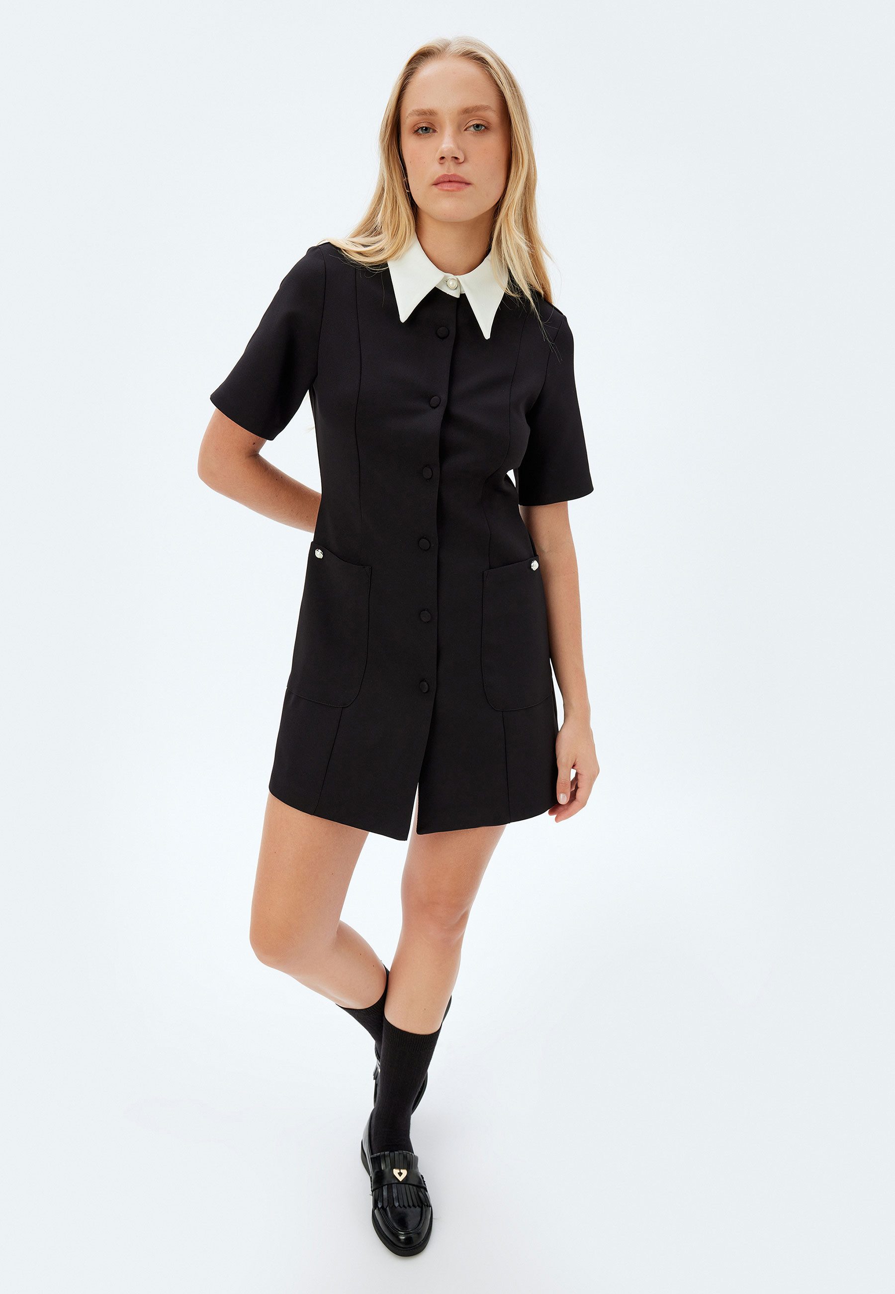 Koton A-Linien-Kleid Länge Oberhalb Des Knies A Form günstig online kaufen