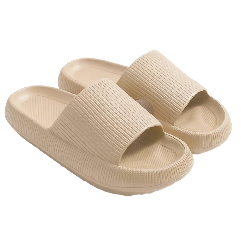 Blusmart Damen Herren Пляжная обувь Badepantolette (EVA Rutschfest Pantoletten, Dicke Sohle bequeme) für Badezimmer, Schlafzimmer, Wohnzimmer, Strand, Freizeit