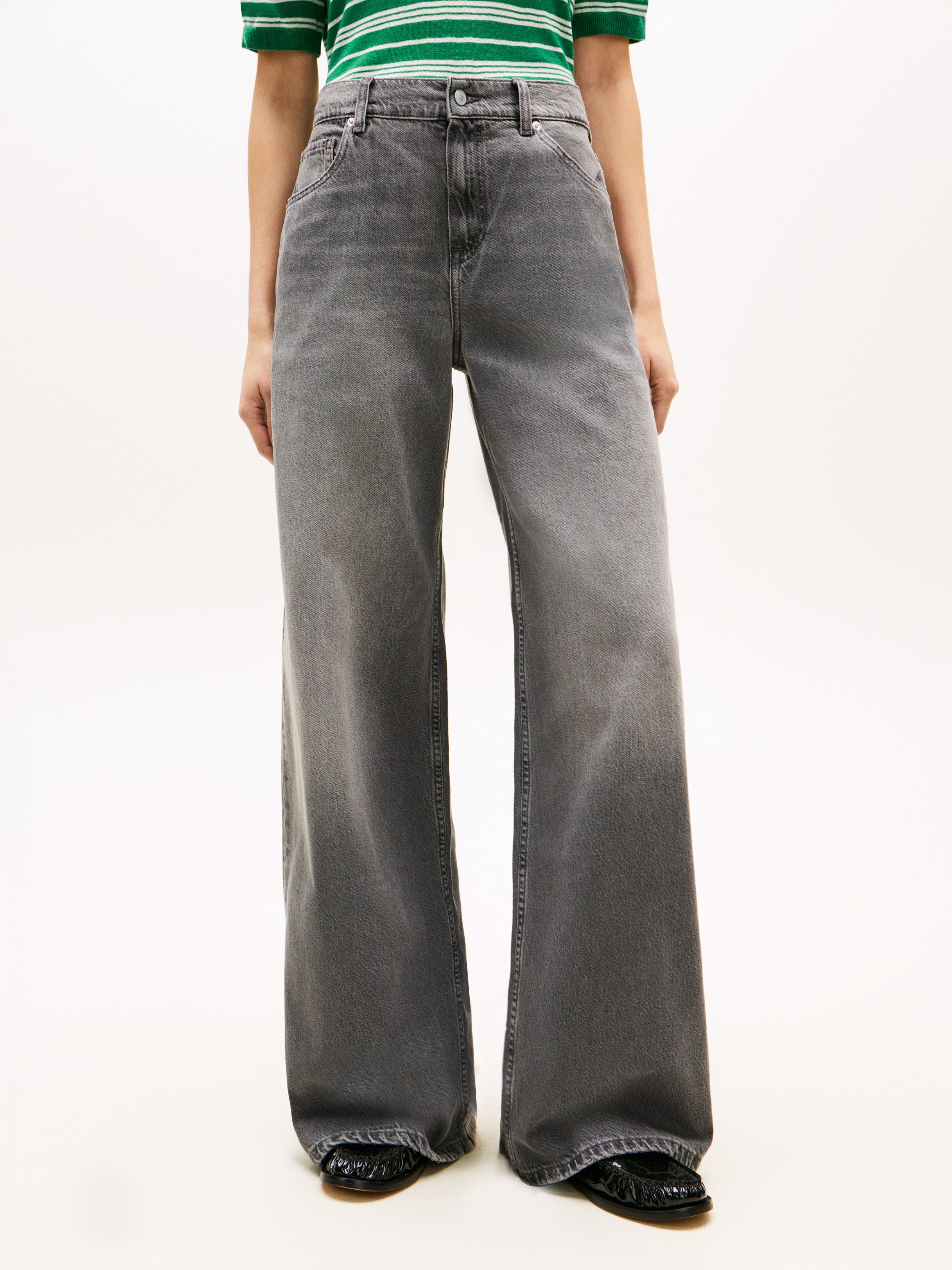 Tommy Hilfiger High-waist-Jeans DNM 70's WIDE LEG HW