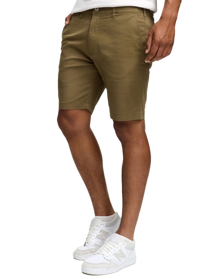 INDICODE Chinoshorts LAULAX kurze Chino Hose Herren Shorts, Sommer Freizeithose mit Taschen Sportlich eleganter Look - Regular Fit - Bequemes Material mit Stretch