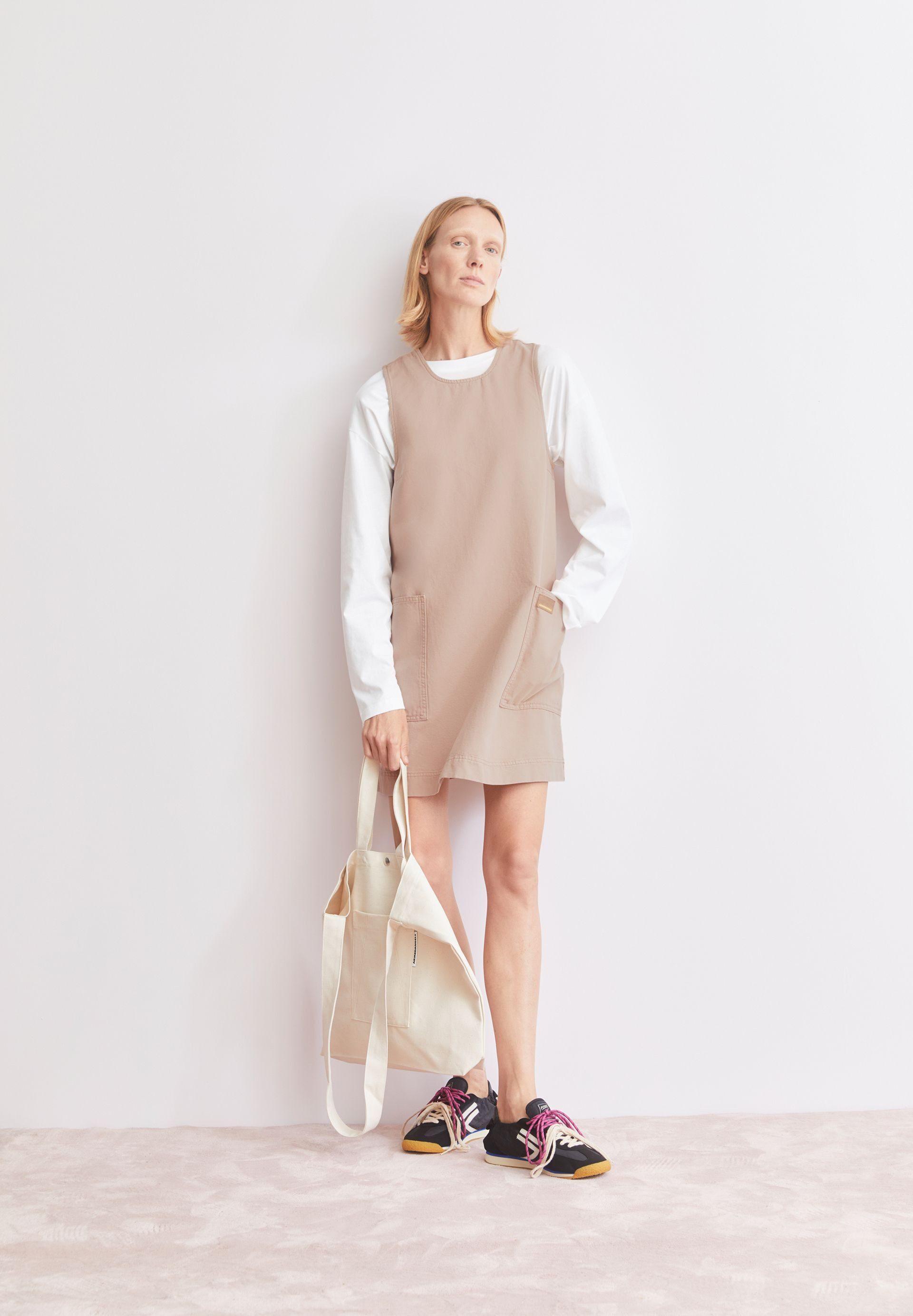 Armedangels Jerseykleid WORKWEAR CANVAS Kleid aus Bio-Baumwolle (Regular Fit) Kleid aus Bio-Baumwolle