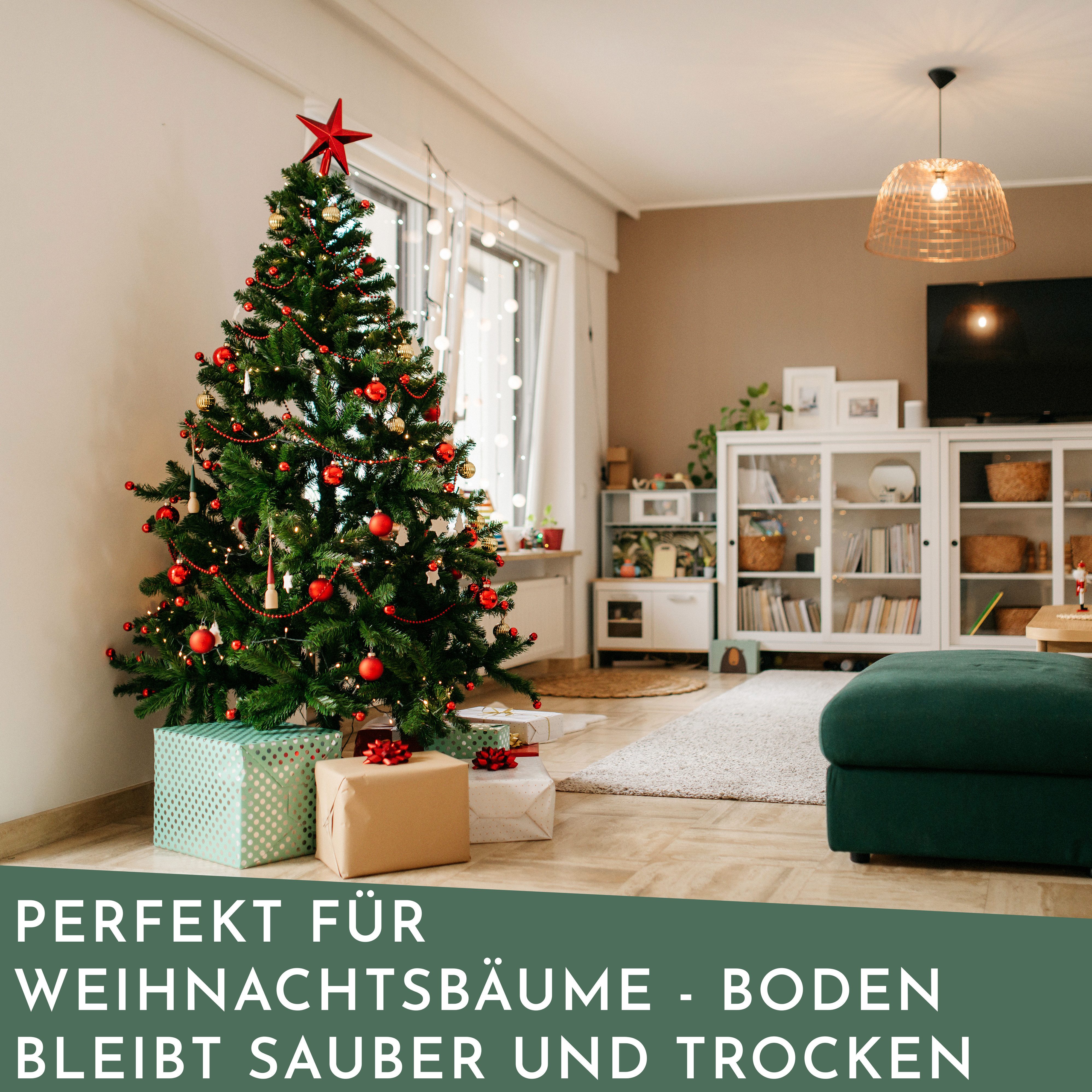 Nordstern Christbaumständer Untersetzer bis Ø 40 cm, Bodenschutz für sensible Böden - Wasserdicht