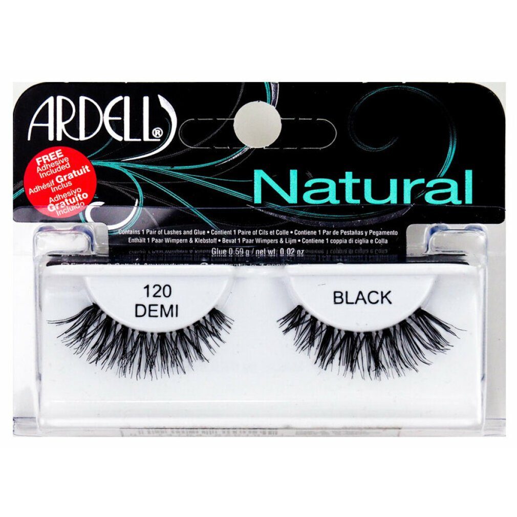 Einzelwimpern Natural Lashes 120 Demi Black