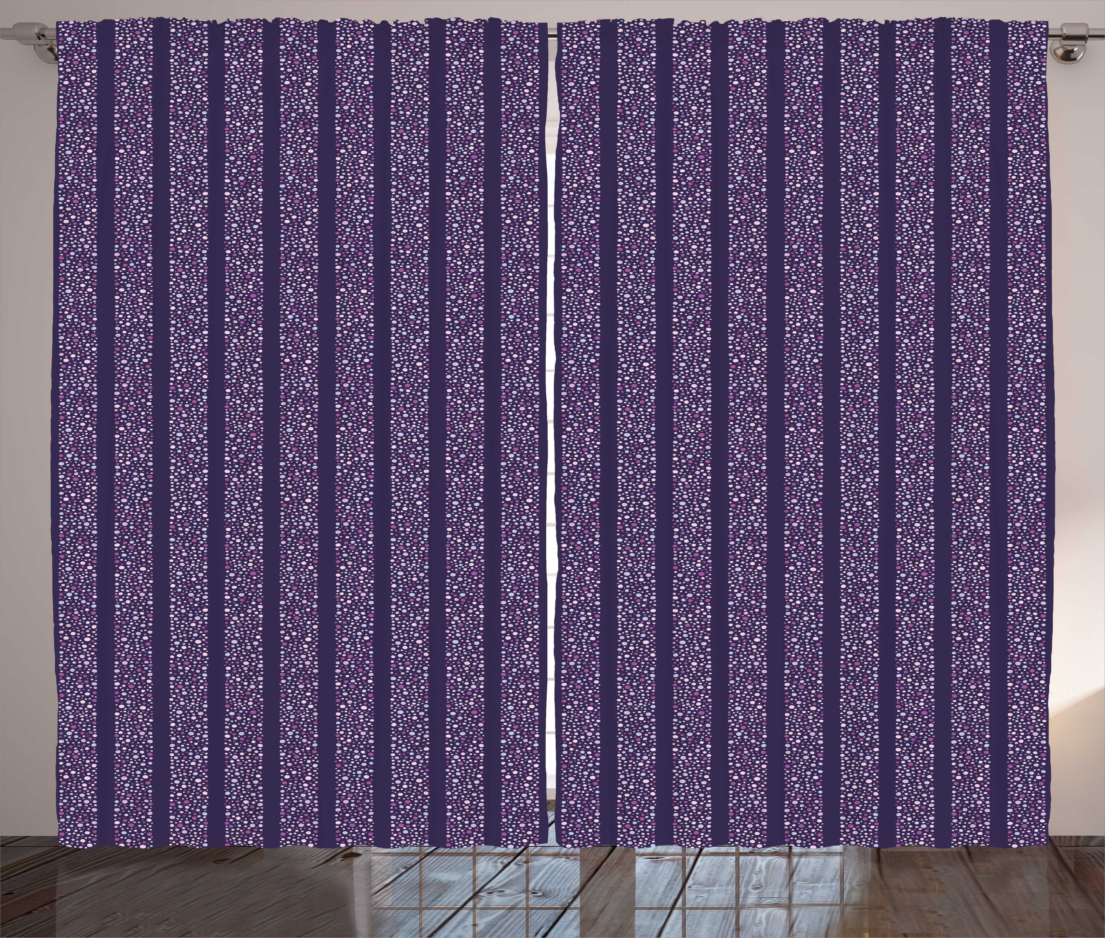 Gardine Schlafzimmer Kräuselband Vorhang mit Schlaufen und Haken, Abakuhaus, asbtract Bubbles Forming Breite Bands