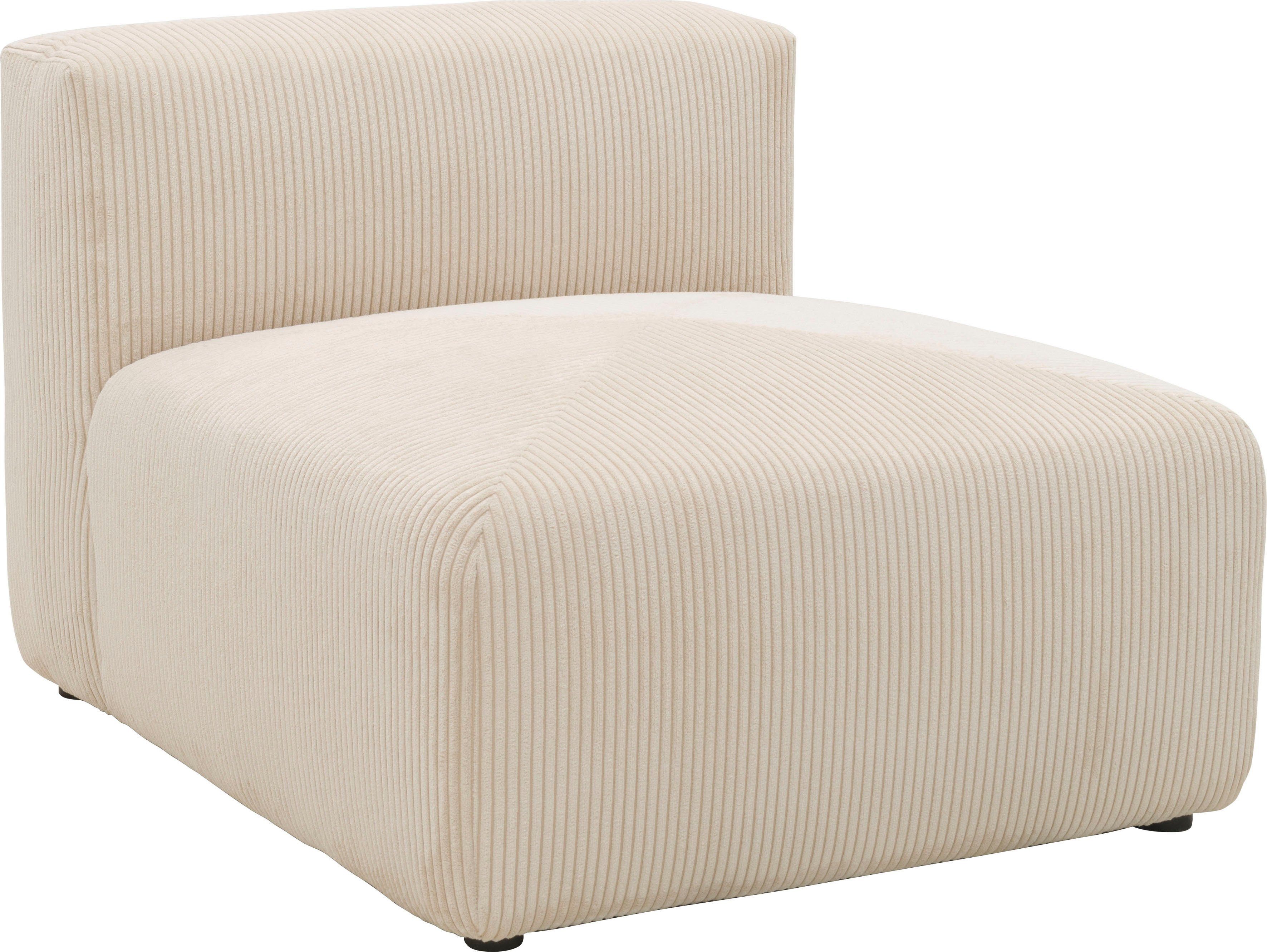 Home affaire Sofaelement Gerrid, Cord-Bezug, Mittelelement, auch einzeln stellbar