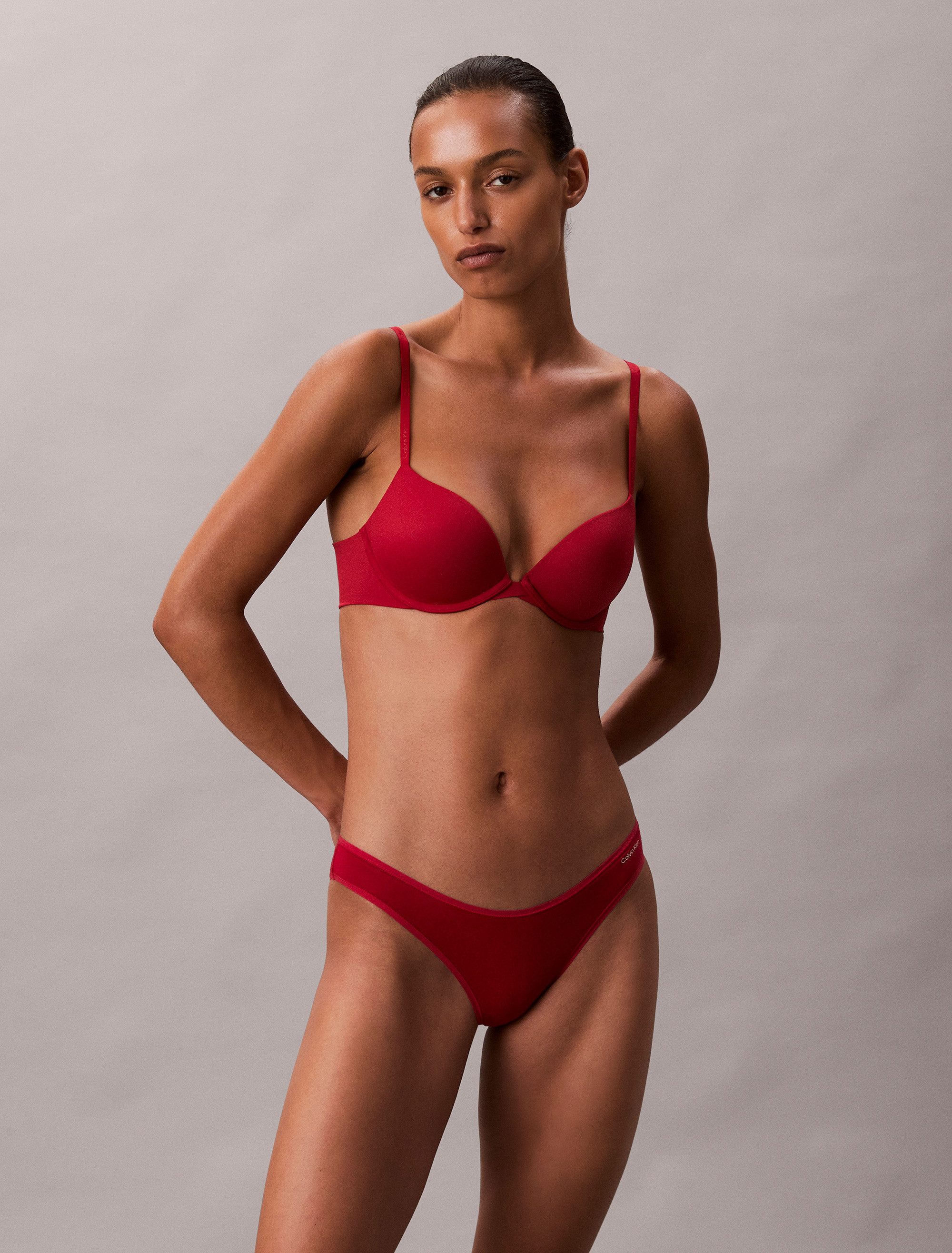 Calvin Klein Underwear Push-up-BH PUSH UP PLUNGE mit glattem Finish