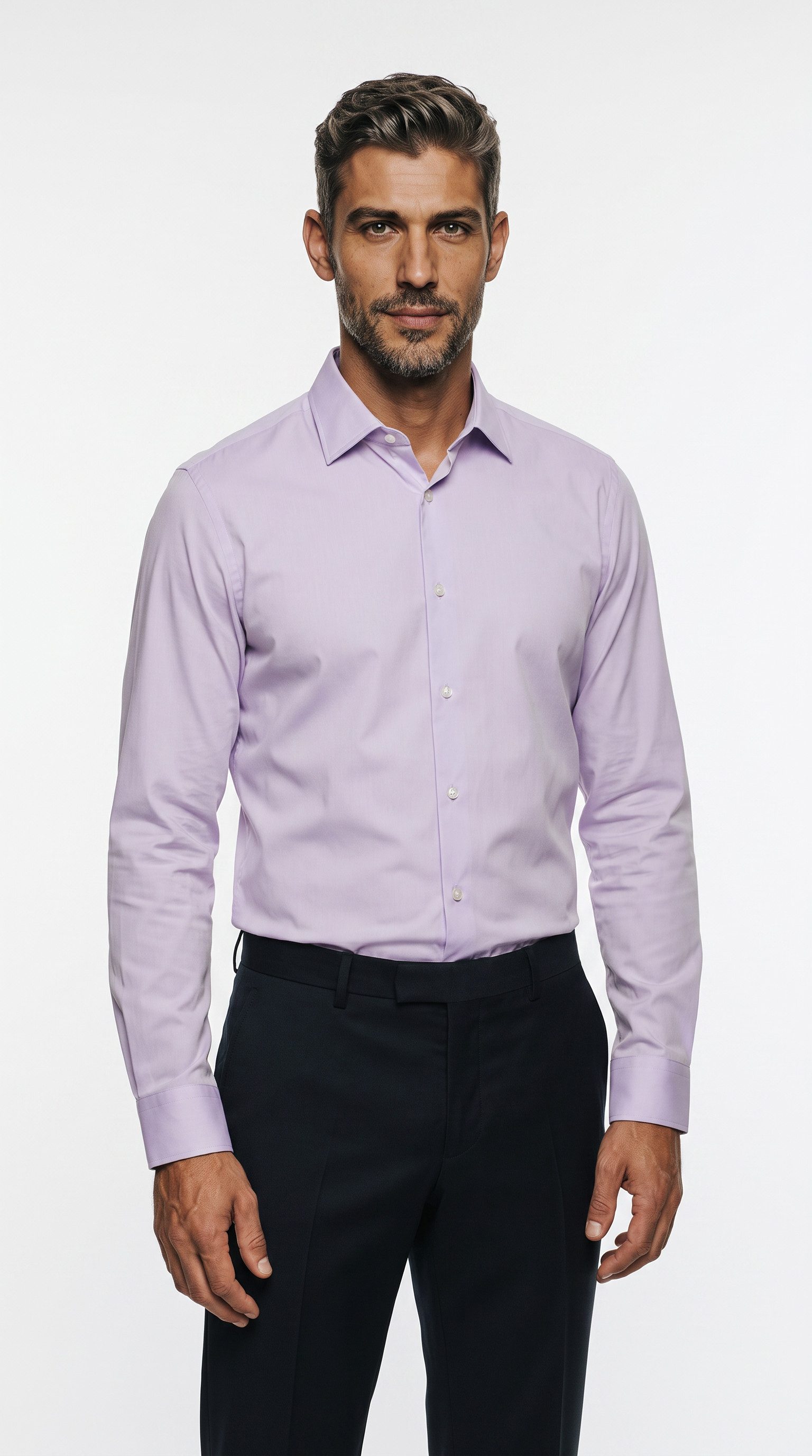 BOSS Businesshemd Hank Kentkragen, Slim-Fit, bügelleichte Qualität