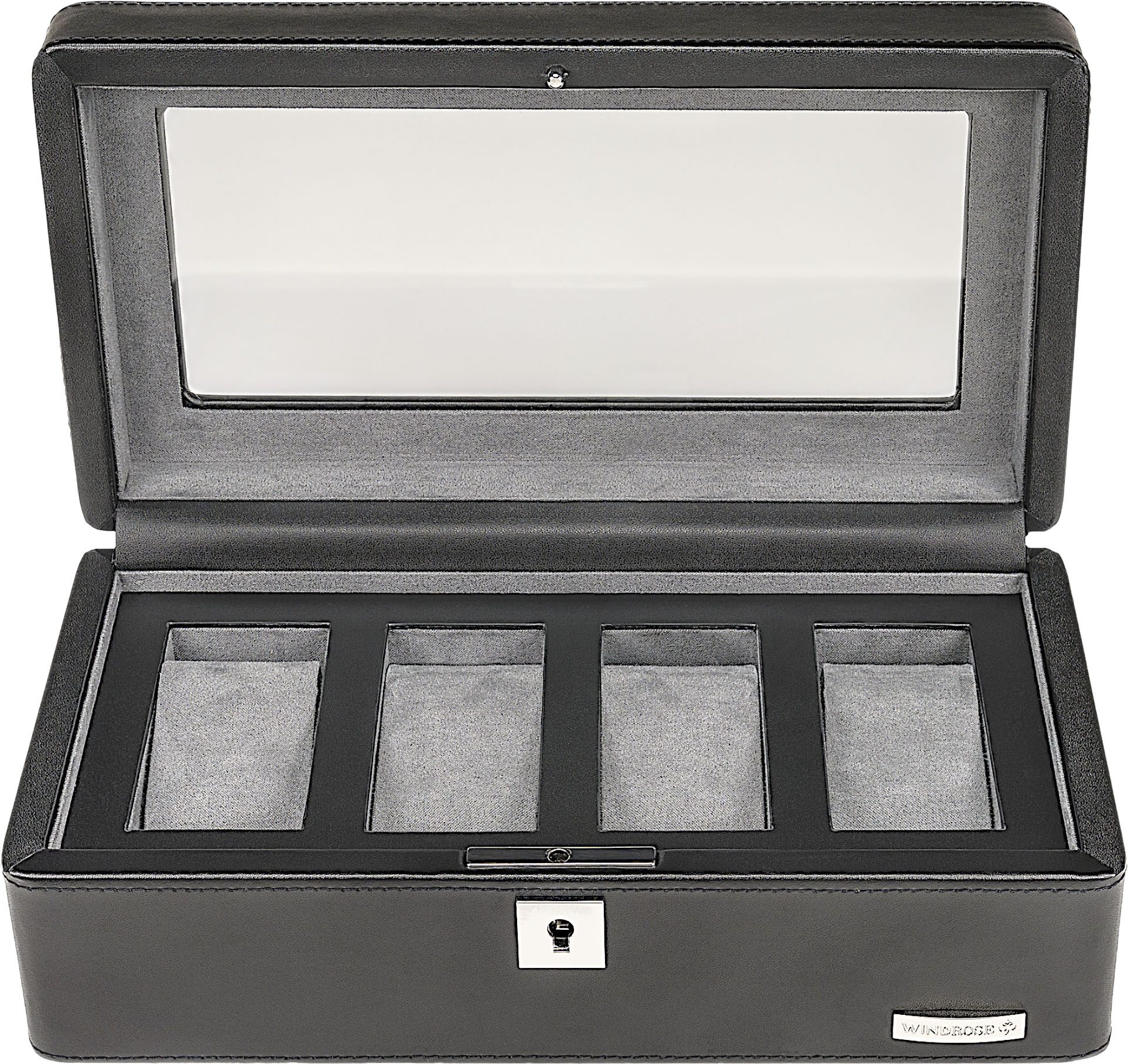 WINDROSE Uhrenbox Tempora, 804020.08, Aufbewahrung, Uhrenkasten, Ø max.40mm, Armbanduhr, Geschenkidee
