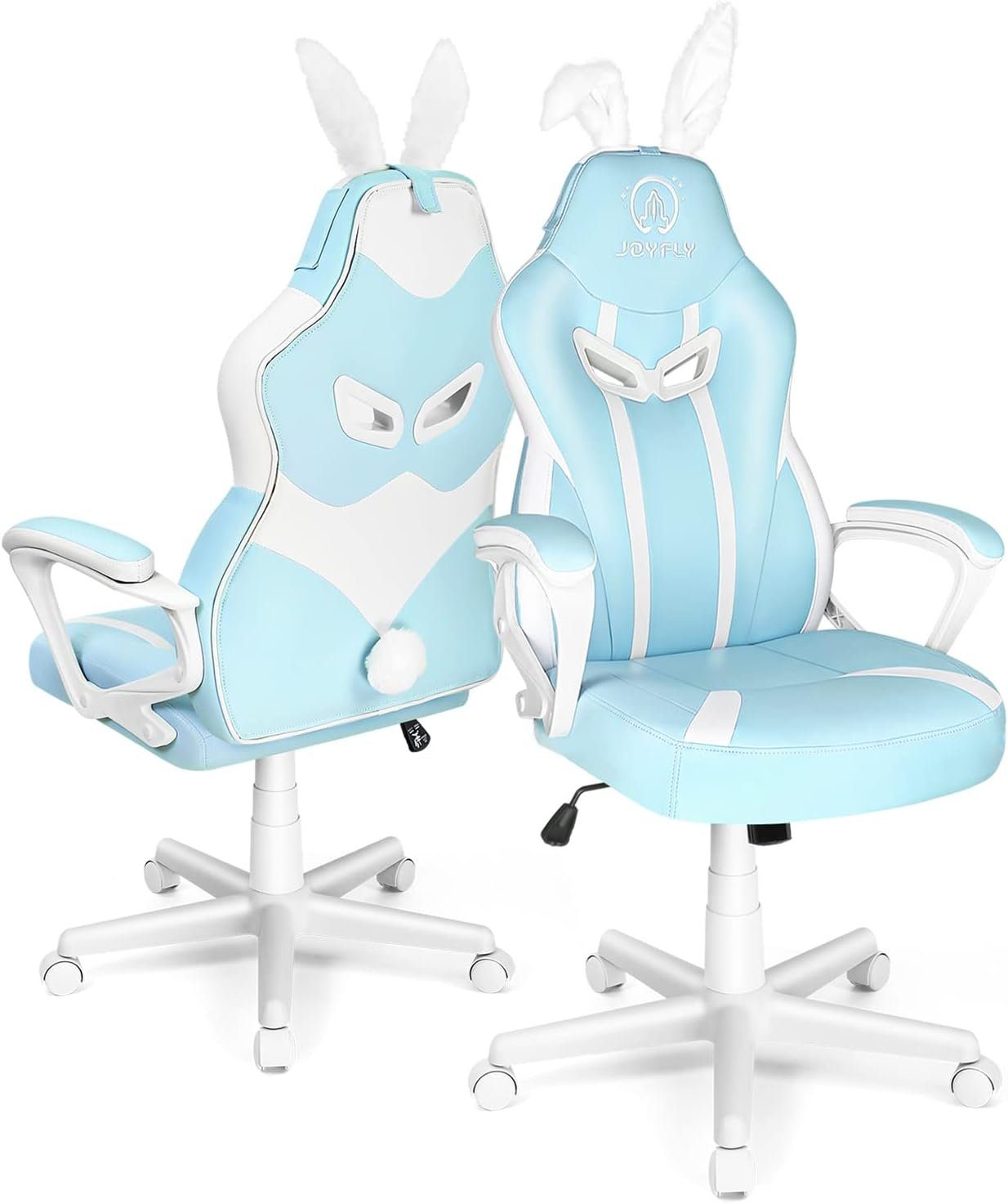 Lendenwirbelstütze Stuhl Gaming-Stuhl Lendenwirbelstütze), (Gamer-Stuhl: Kawaii Chair JOYFLY mit Hello-Kitty mit Gaming Ergonomischer Gaming Computerstuhl
