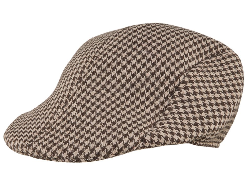 Orlob Kostüm Schiebermütze 20er Jahre beige-kariert 59cm günstig online kaufen