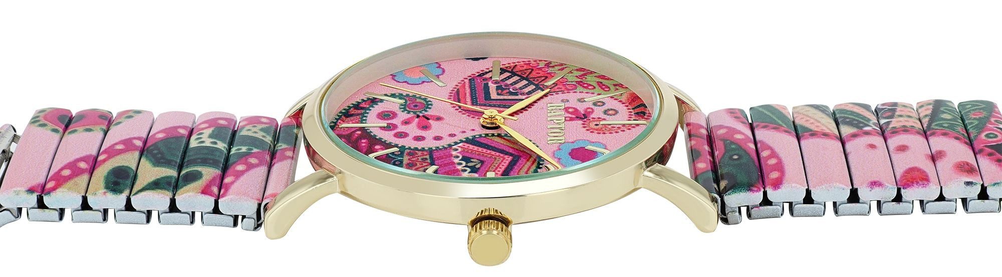 Raptor Quarzuhr Colorful Edition mit Edelstahlzugarmband, 3 ATM, Mineralgla günstig online kaufen