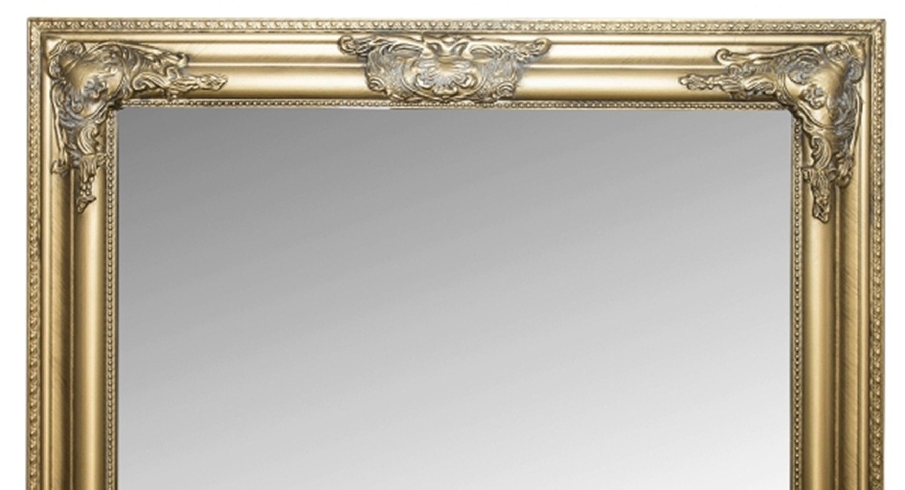 elbmöbel Wandspiegel Wandspiegel 187x62x7 gold barock, Spiegel: Wandspiegel 187x62x7 cm gold Barock. € 239,90
