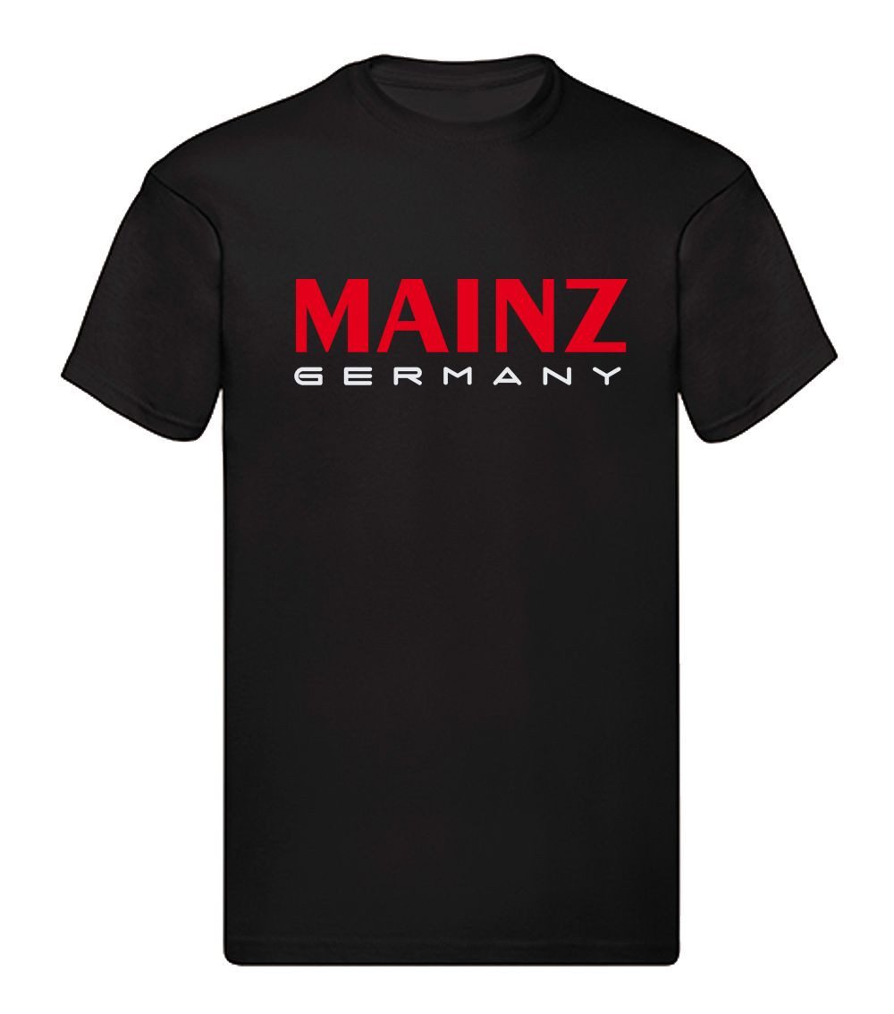 G-graphics T-Shirt Mainz Germany (1-tlg) Herren T-Shirt mit einem Motiv für den echten Fan