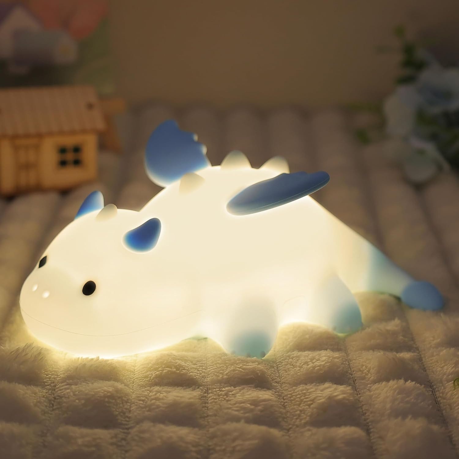 FELIXLEO LED Nachtlicht Drache Nachtlicht 8 Farben Silikon Kinderzimmer Lampe von FELIXLEO