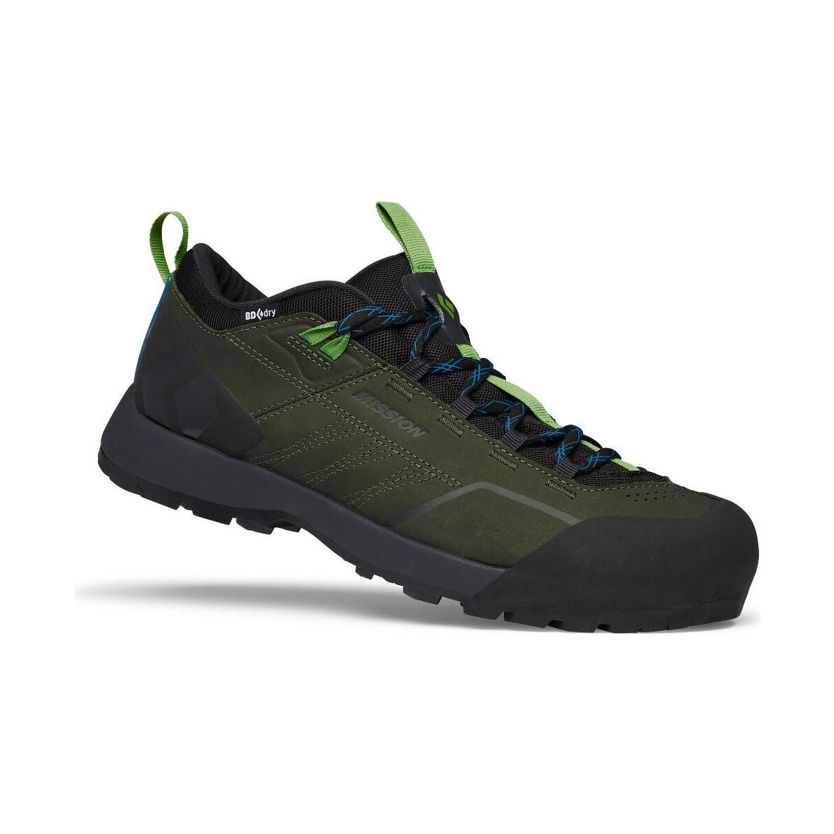 Black Diamond M Mission Lthr LW WP Aprch SHS Alpinschuh Wasserdichter Zustiegsschuh für optimalen Halt, Schutz und Komfort