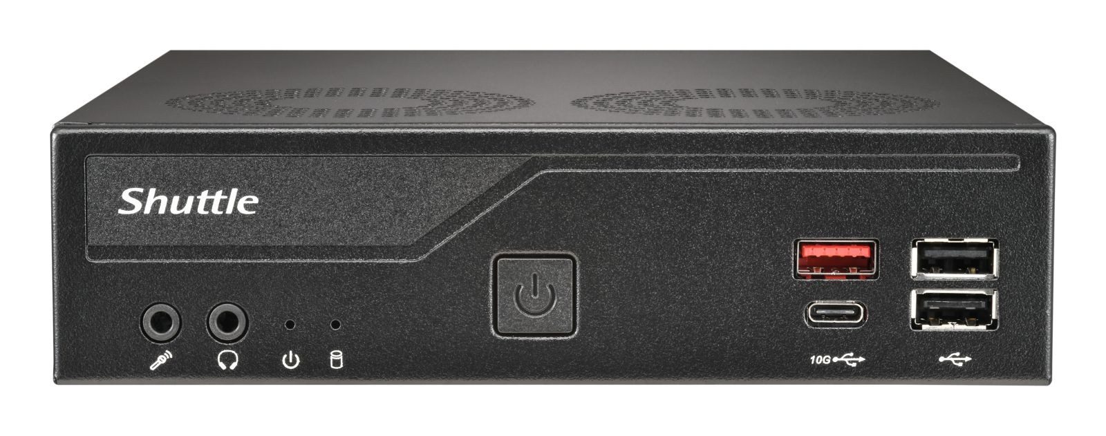 Shuttle DH810 S1851 H810 BLACK 120W GLN HDMI DISPLAY-PORT COM-PORT PC (Kopfhörerbuchse)