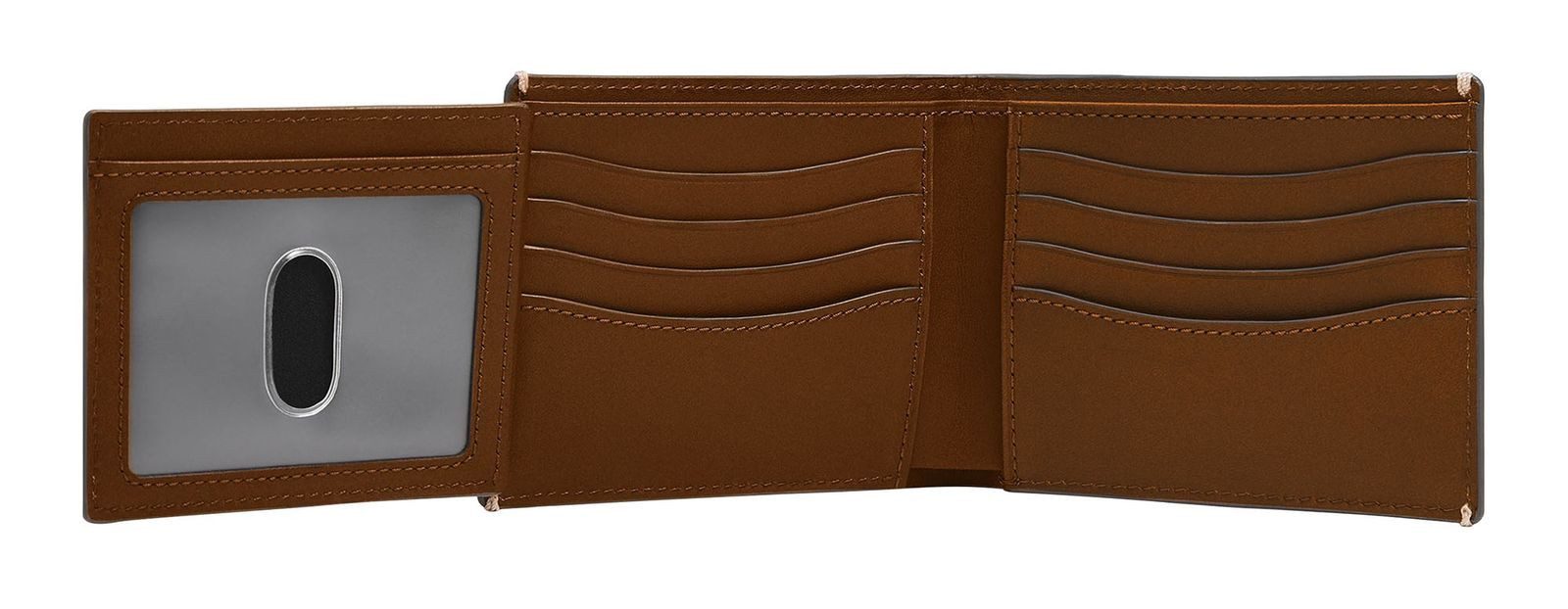 Fossil Kartenetui Bifold Flip ID, aus echtem Leder