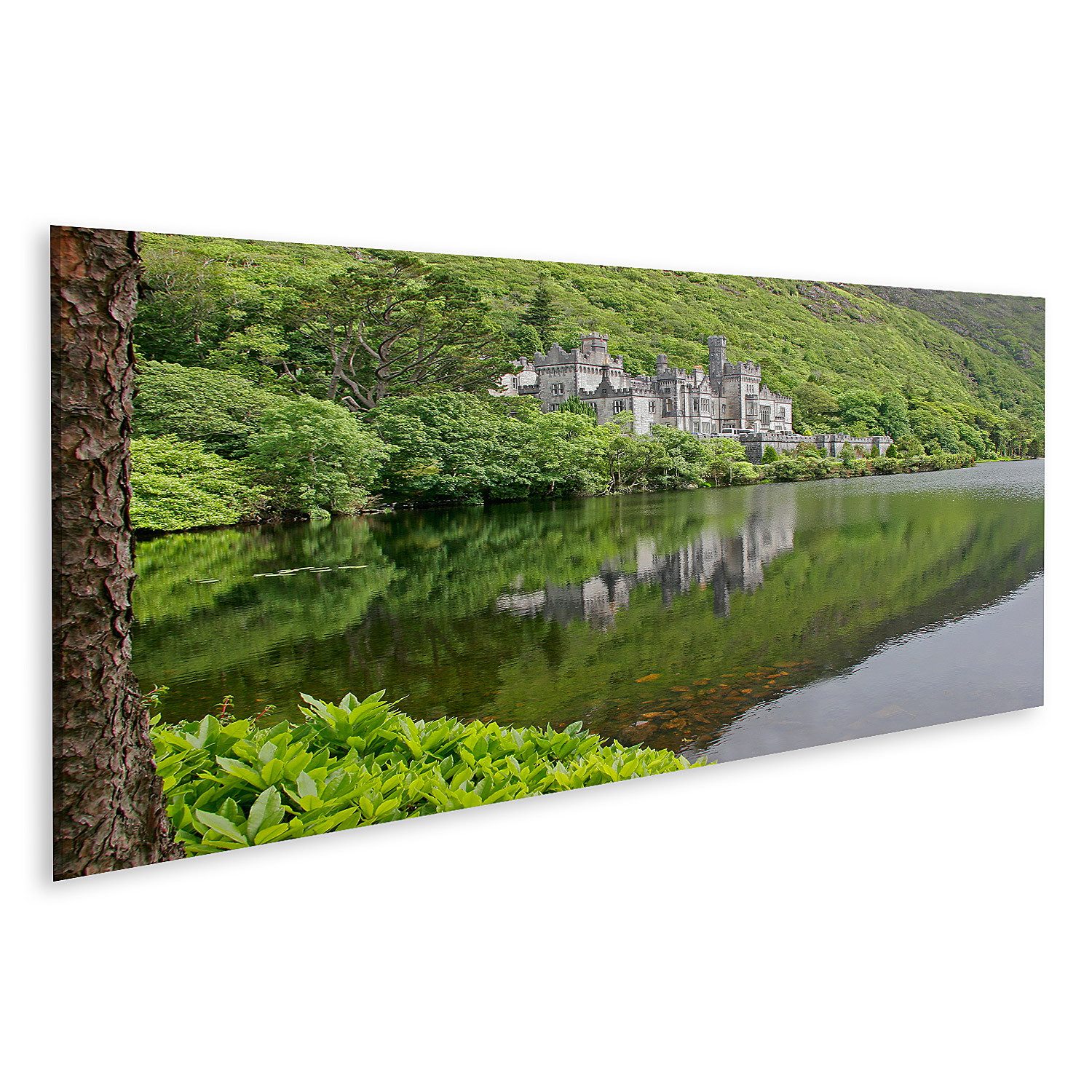 islandburner Leinwandbild Kylemore Abbey Burg Galway Irland Bilder