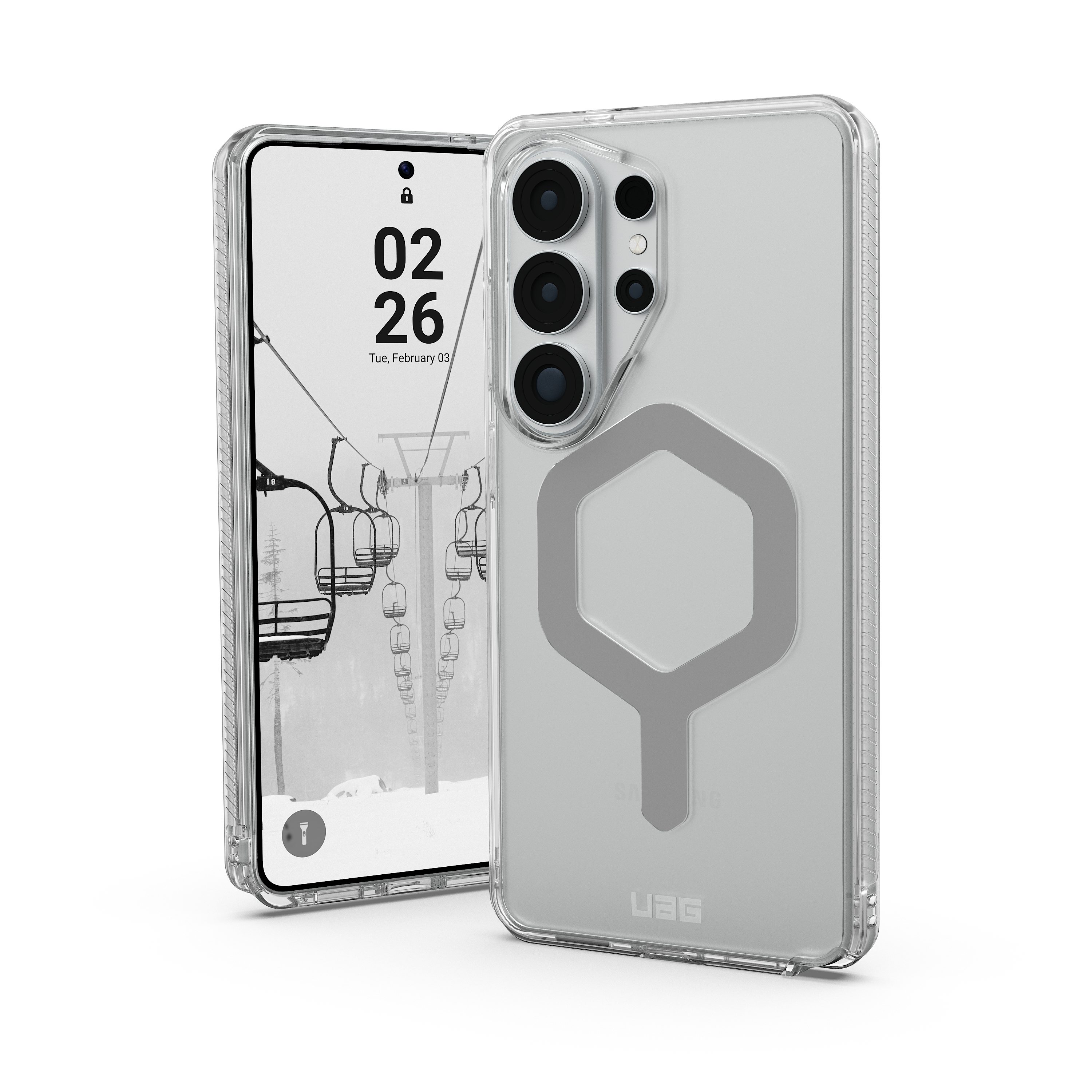 Urban Armor Gear Smartphone-Hülle Plyo MS - Samsung Galaxy S26 Ultra Hülle, [Magnetring, "Designed for Samsung" zertifiziert]