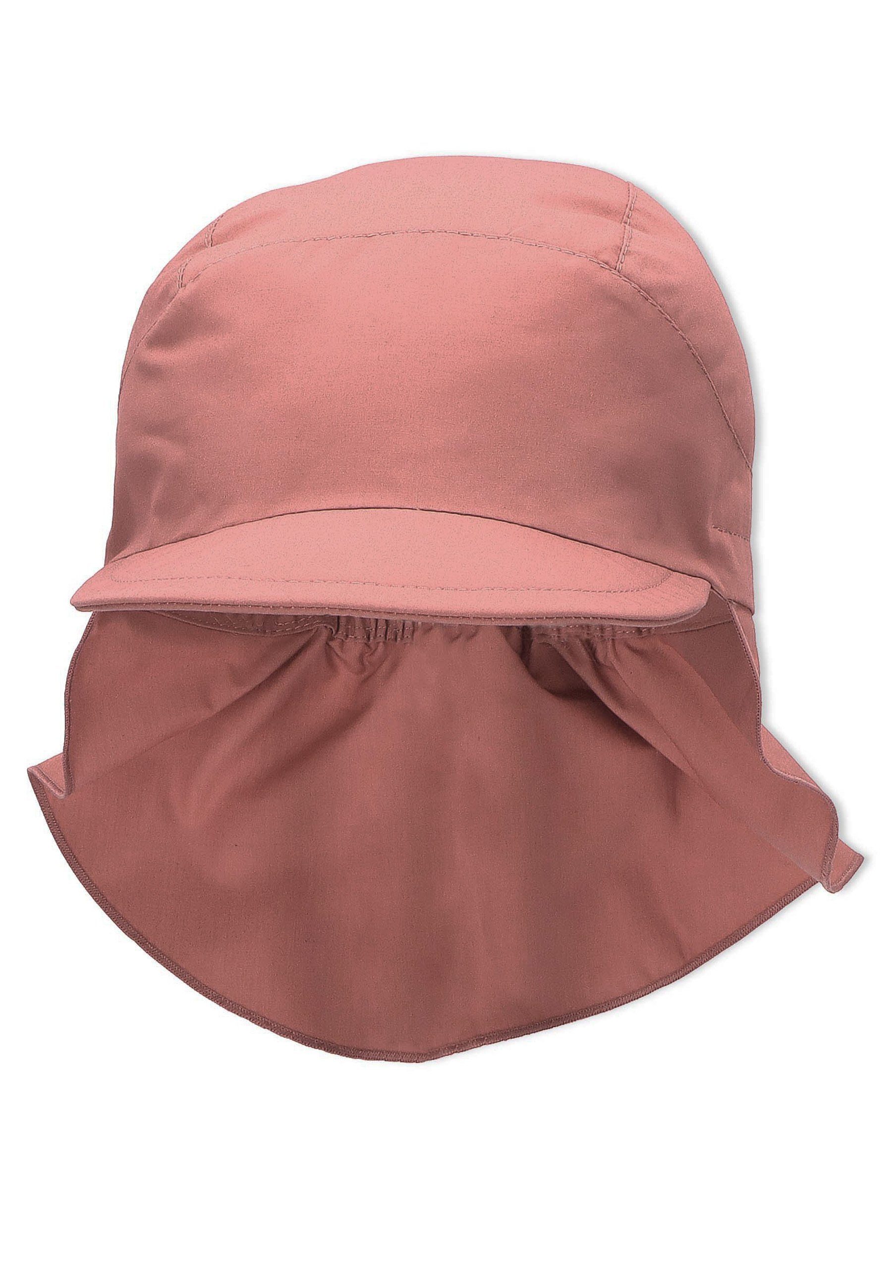 Sterntaler® Schirmmütze 50+ Schirmmütze mit Nackenschutz Basic (1-St) Kindermütze mit Schirm aus UV-Popeline unifarben