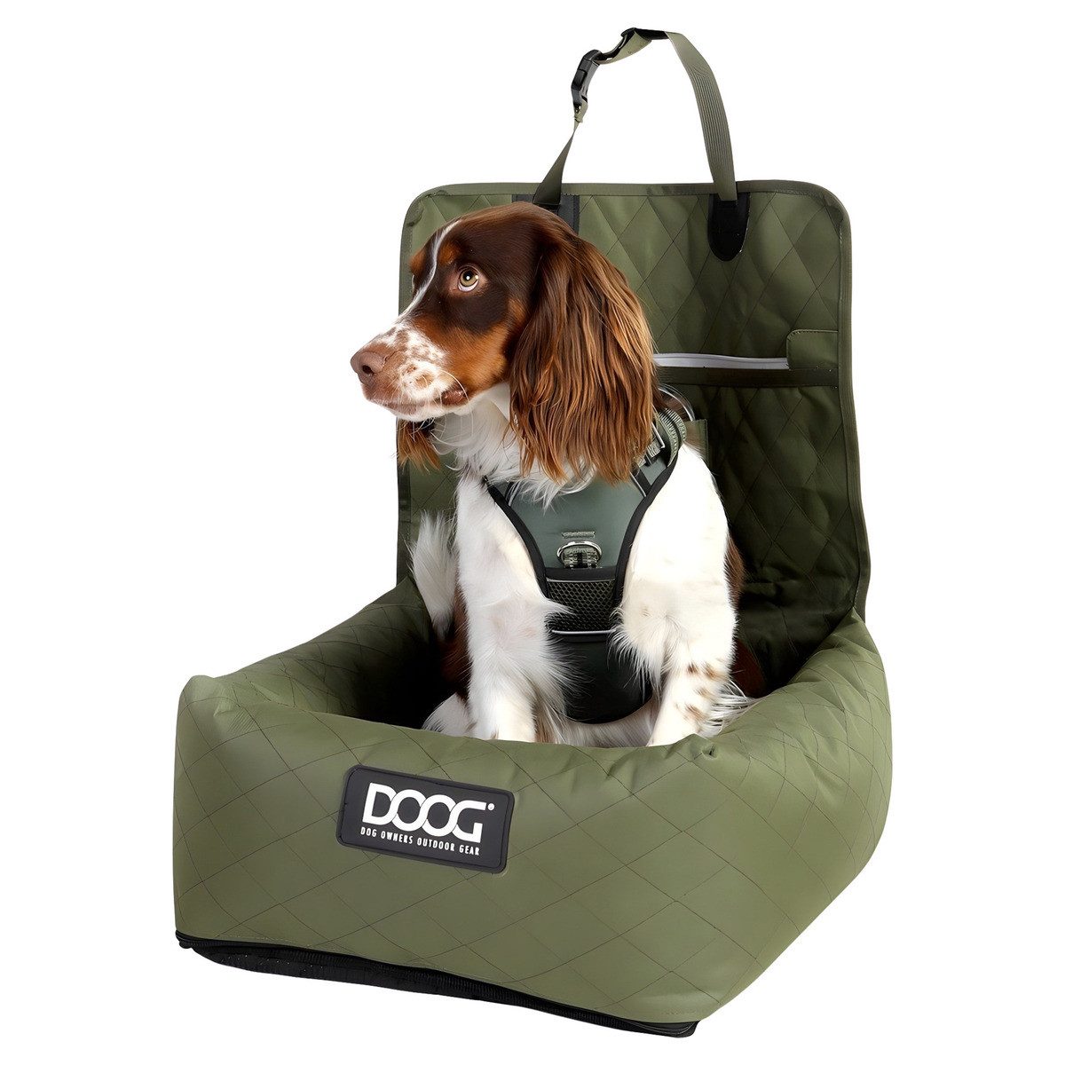 DOOG Hunde-Autositz Autositz / Car Seat Green