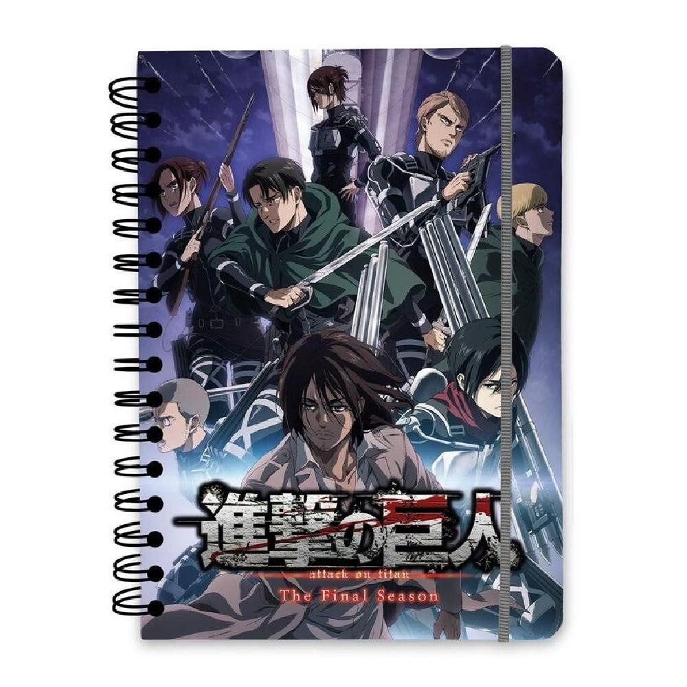 Grupo Erik Notizblock Attack on Titan A5 Notizbuch