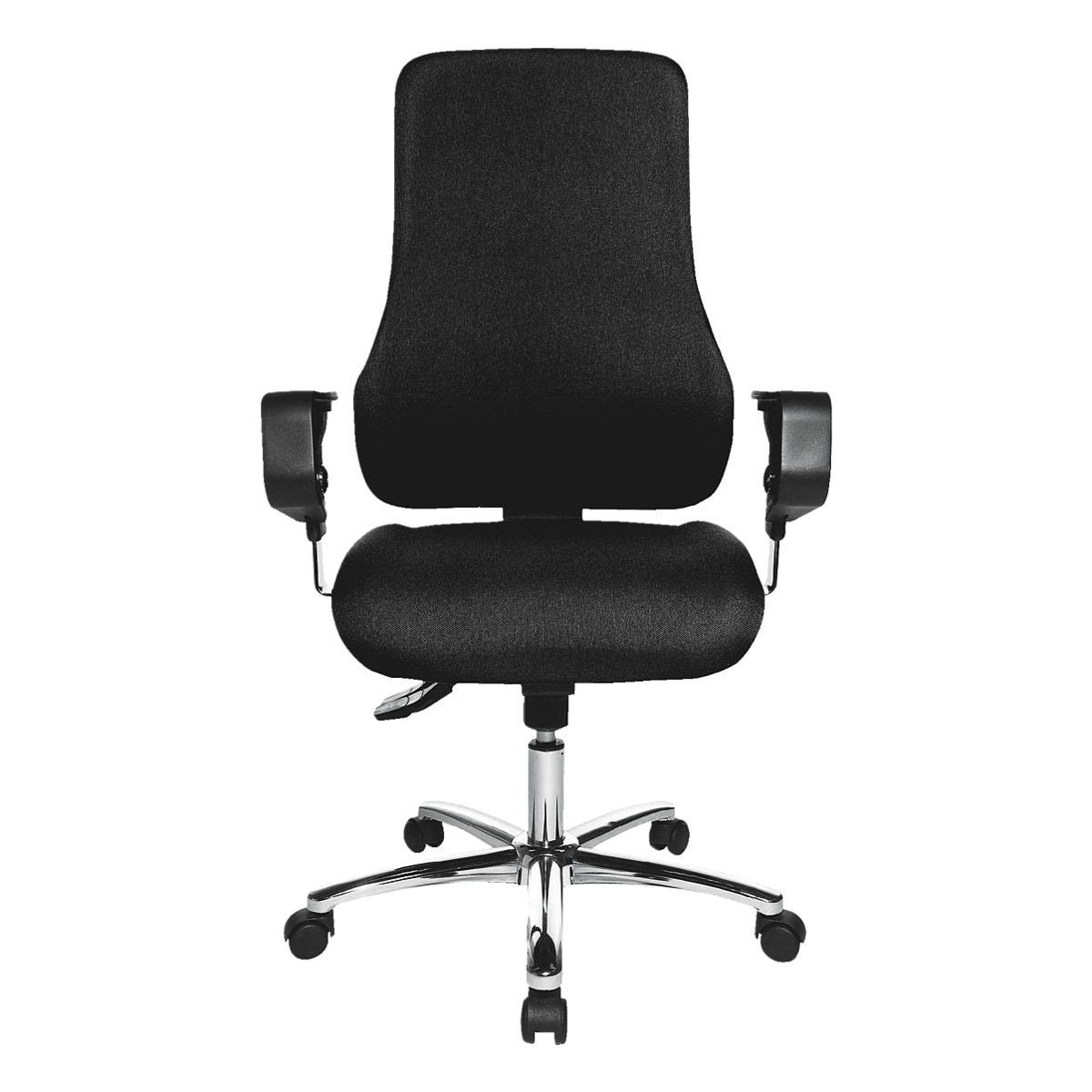 TOPSTAR Schreibtischstuhl Sitness 55, mit Armlehnen, Muldensitz und Body-Balance-Tect schwarz