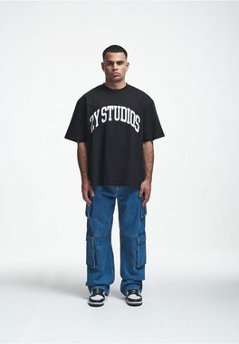 2Y Studios T-Shirt 2Y Studios Herren 2Y Logo Oversize Tee (1-tlg)