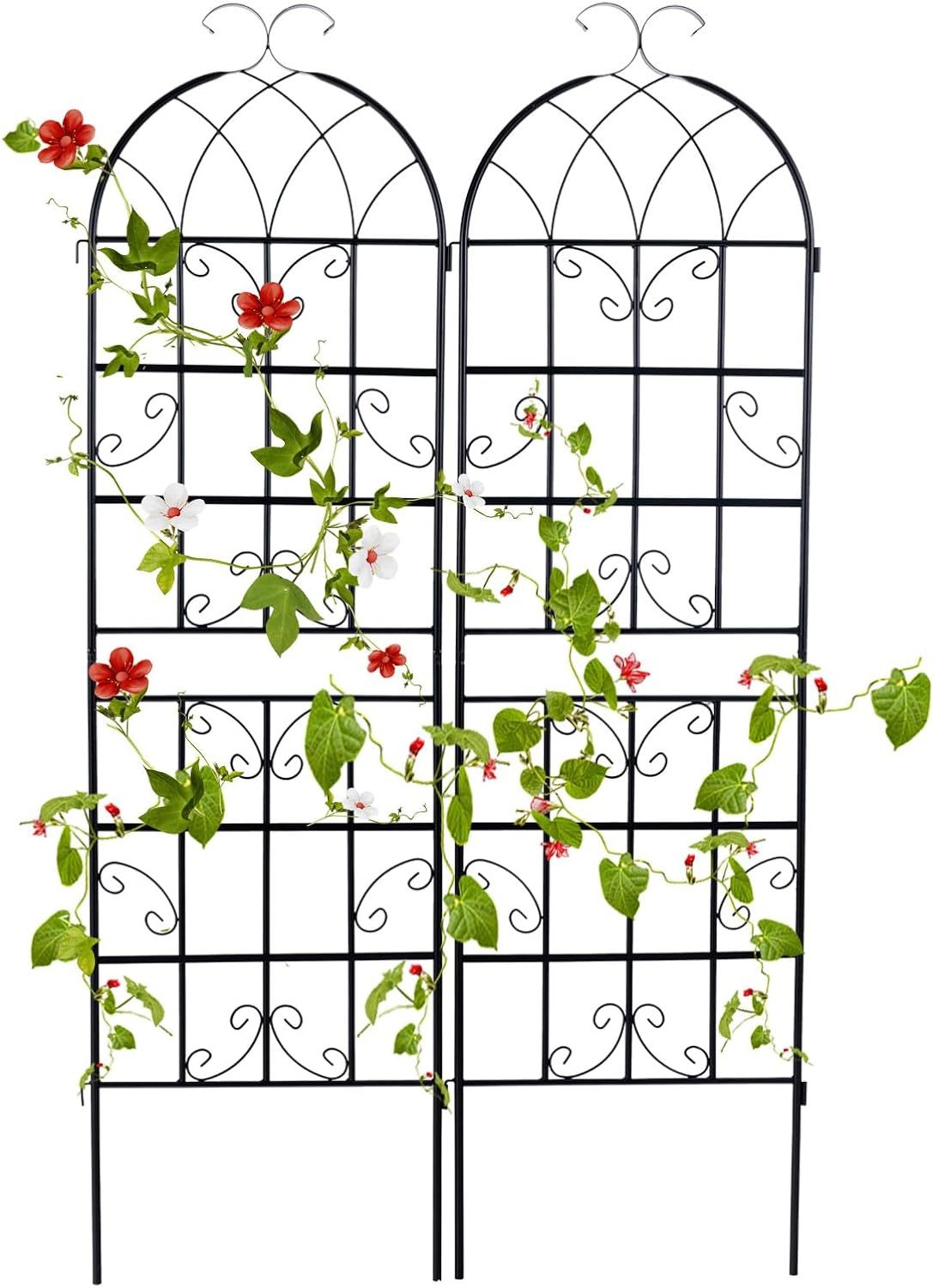 KOMFOTTEU Gartenzaun, (Set, 2-St), Rankgitter Metall günstig online kaufen