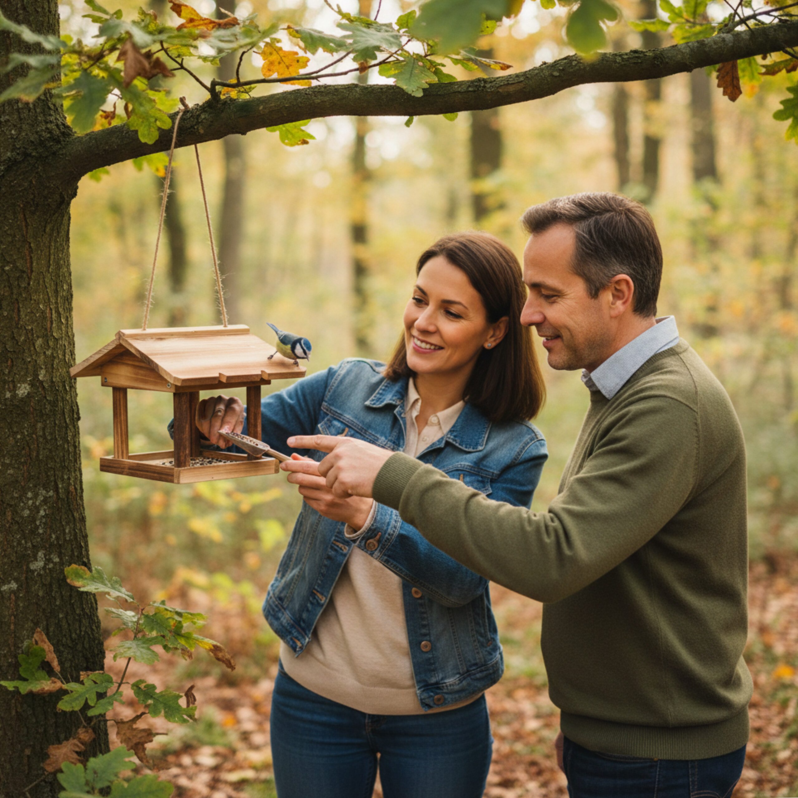 relaxdays Vogelhaus Vogelfutterhaus zum Aufhängen, geflammt günstig online kaufen