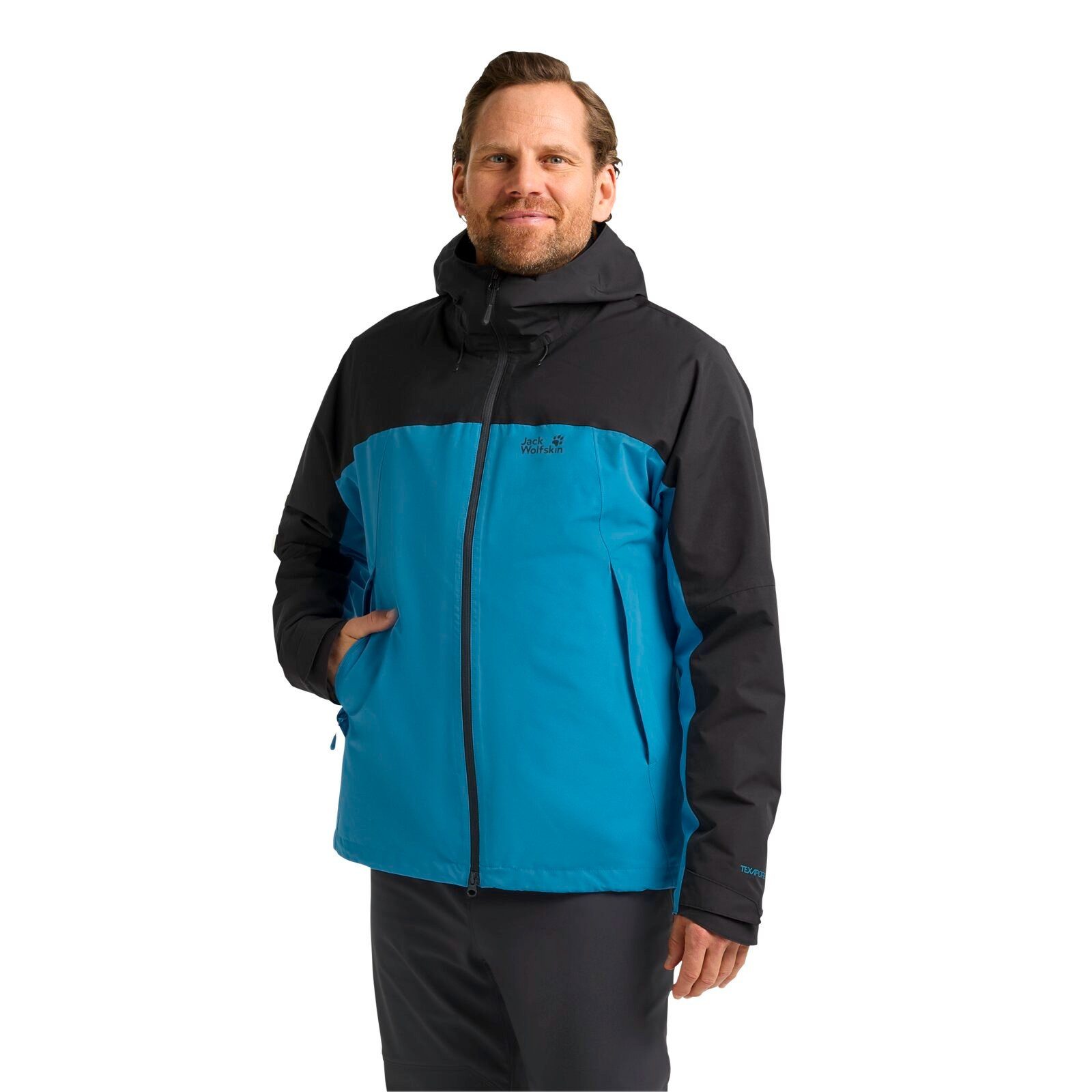 Funktionsjacke Übergangs-Wanderjacke Wild Places 3in1 (wasserdicht, winddicht)