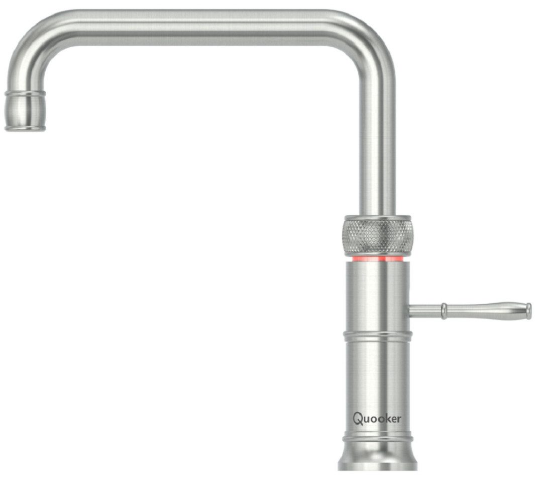 QUOOKER Küchenarmatur Classic Fusion Square PRO3 CUBE Voll-Edelstahl CFNSSST PRO3 CUBE *inkl. 7 JAHRE GARANTIE*