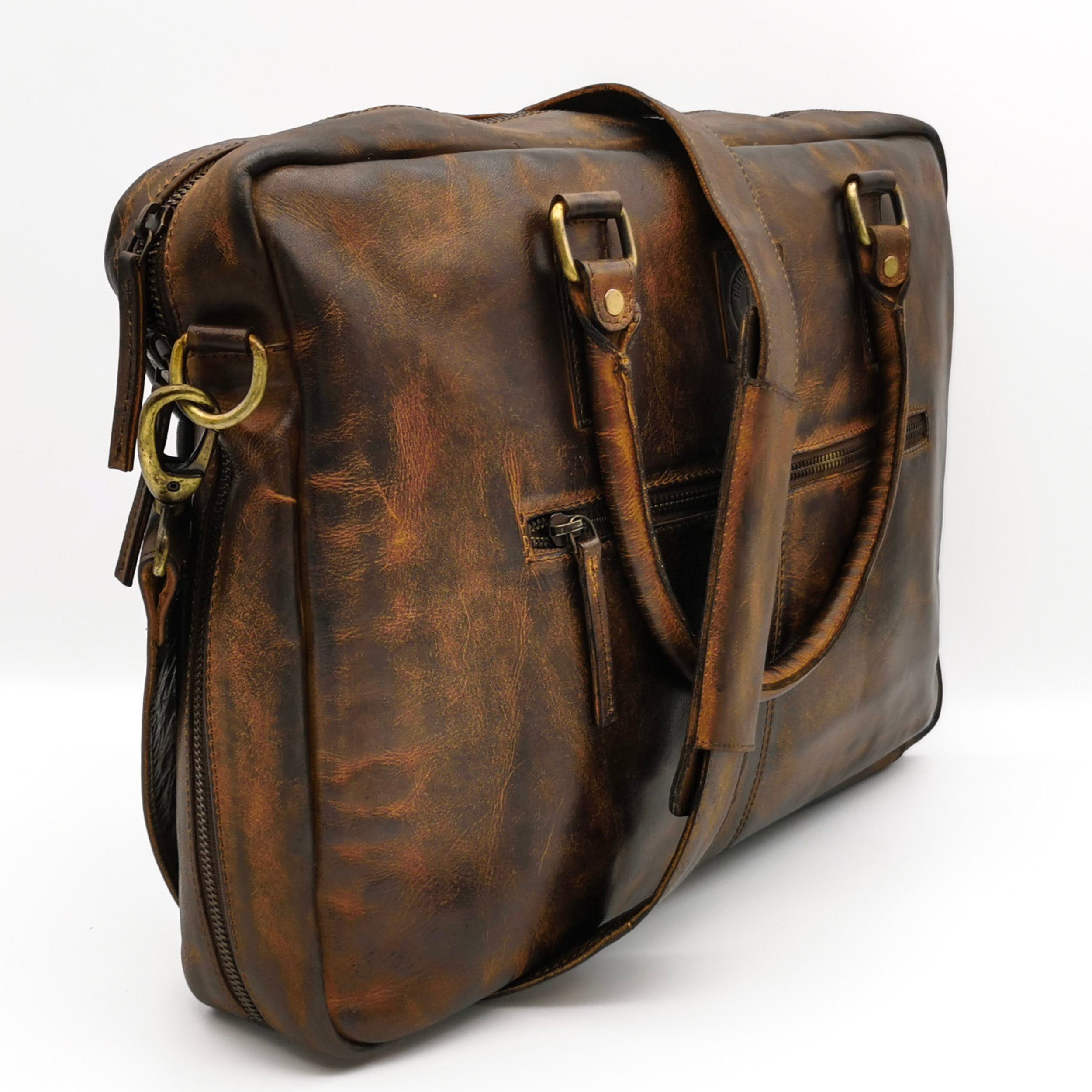 Landleder Laptoptasche Cambridge Business Bag - Ordner & Laptop (gepolstert), 100% Rindleder