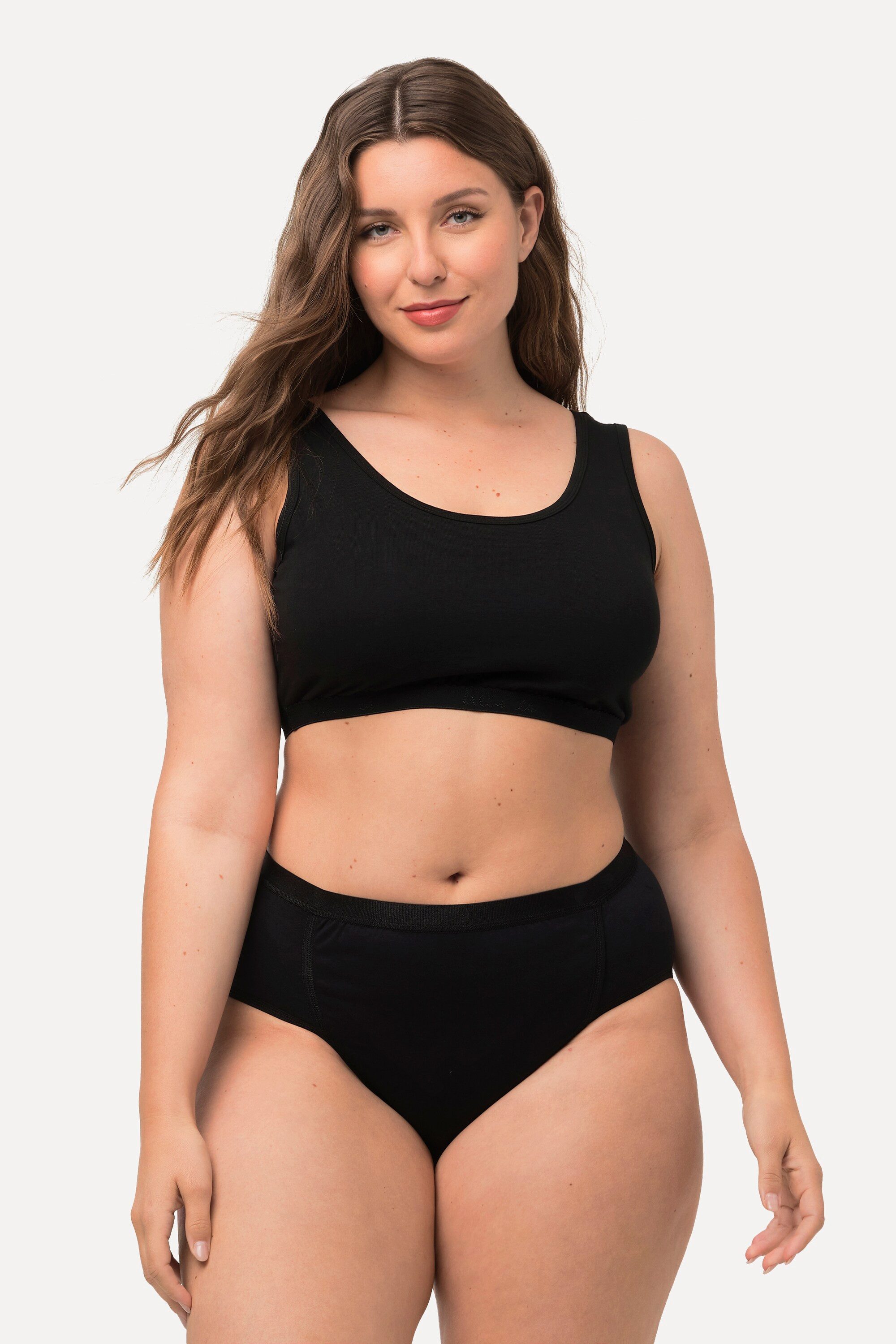 Ulla Popken Bustier Bustier Schlupfform ohne Bügel OEKO-TEX