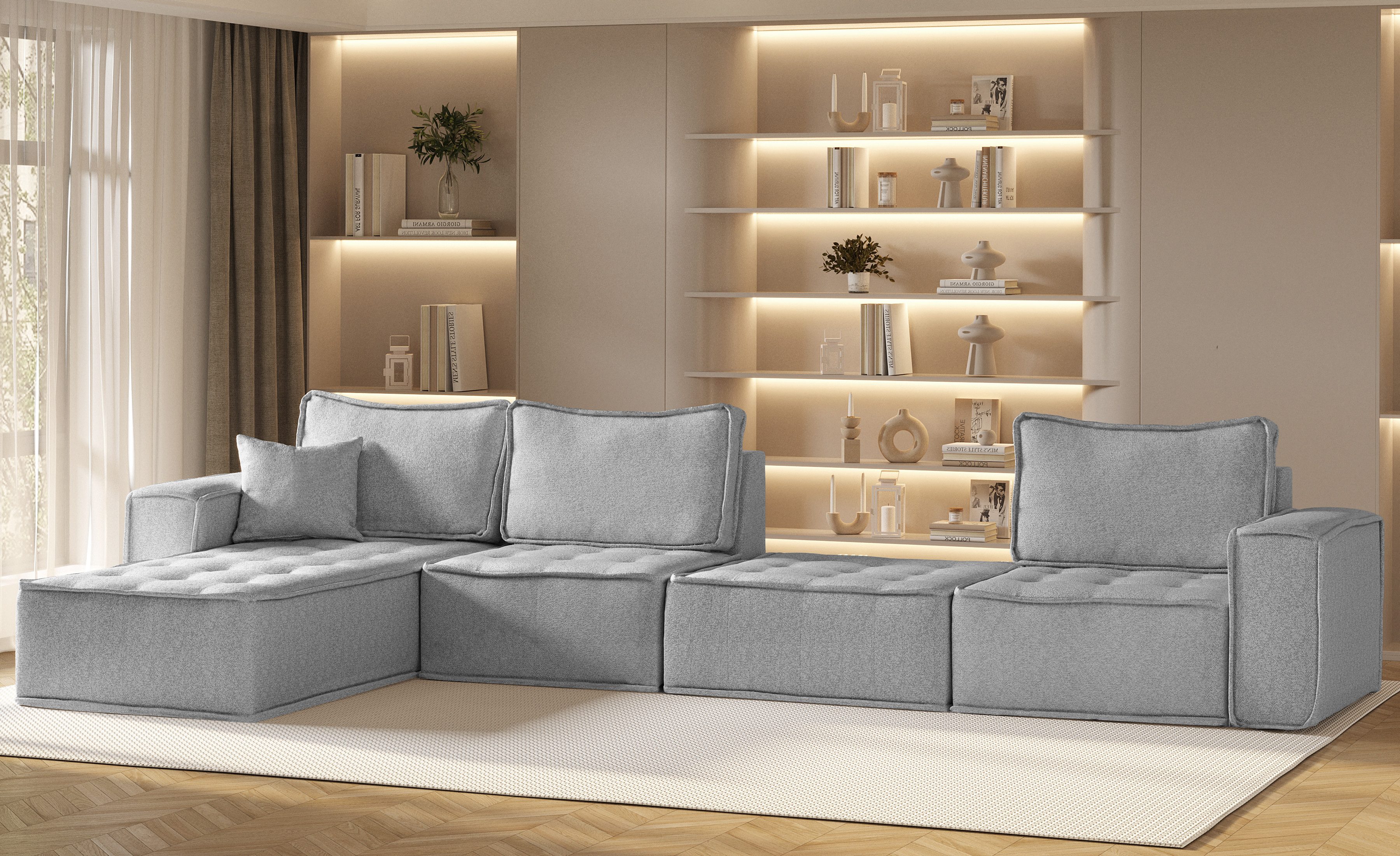 Kaiser Möbel Ecksofa Bohoo modulare Ecke günstig online kaufen