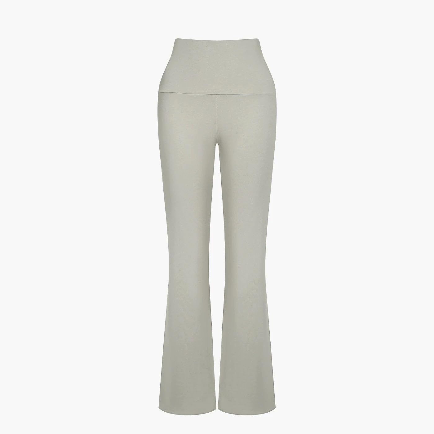 cfab by creamy fabrics Loungehose Cotton Flared Bootcut Leggings-Ash Grey-2 günstig online kaufen