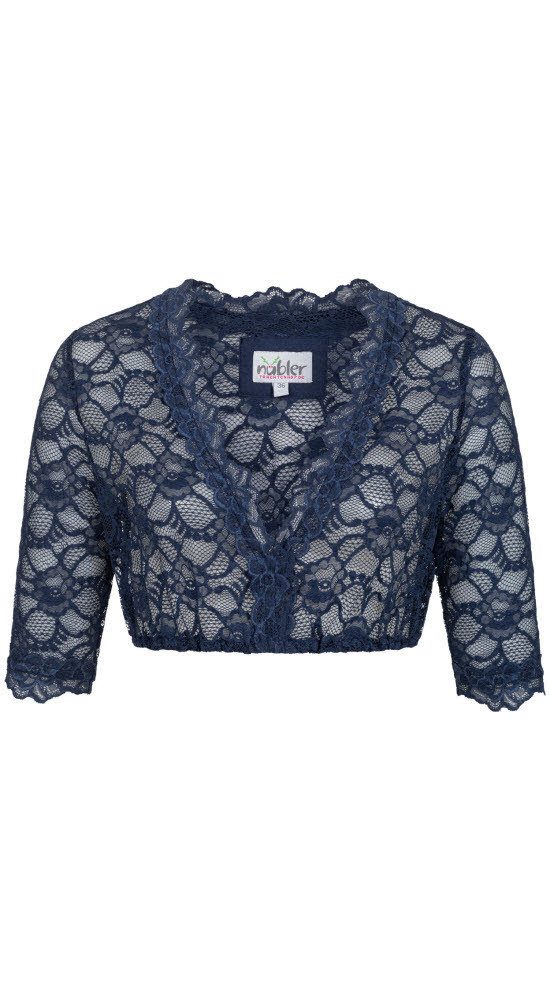 Nübler Dirndlbluse Dirndlbluse 3/4 Arm Laura in Marine von Nübler günstig online kaufen
