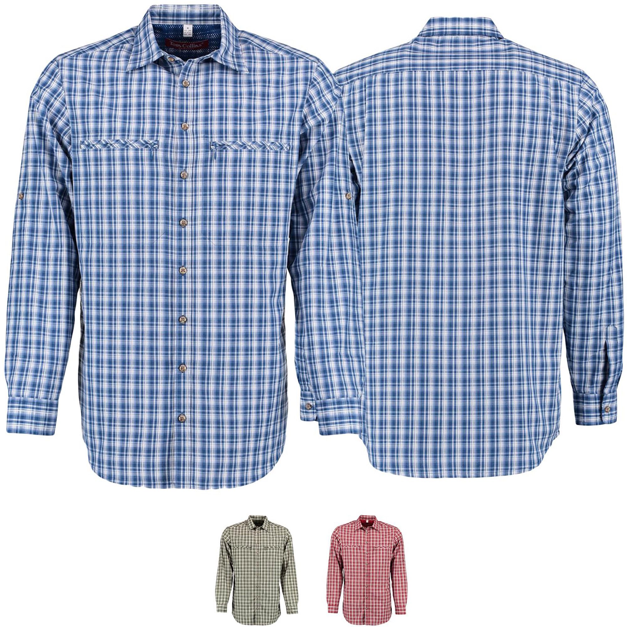 German Wear Outdoorhemd OJ17 Outdoorhemd Regular Fit Haifischkragen Krempelarm