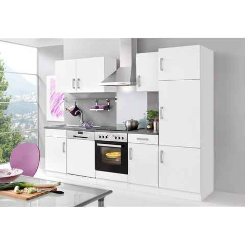 Kochstation Küchenzeile KS-Toronto, Breite 280 cm, mit E-Geräten