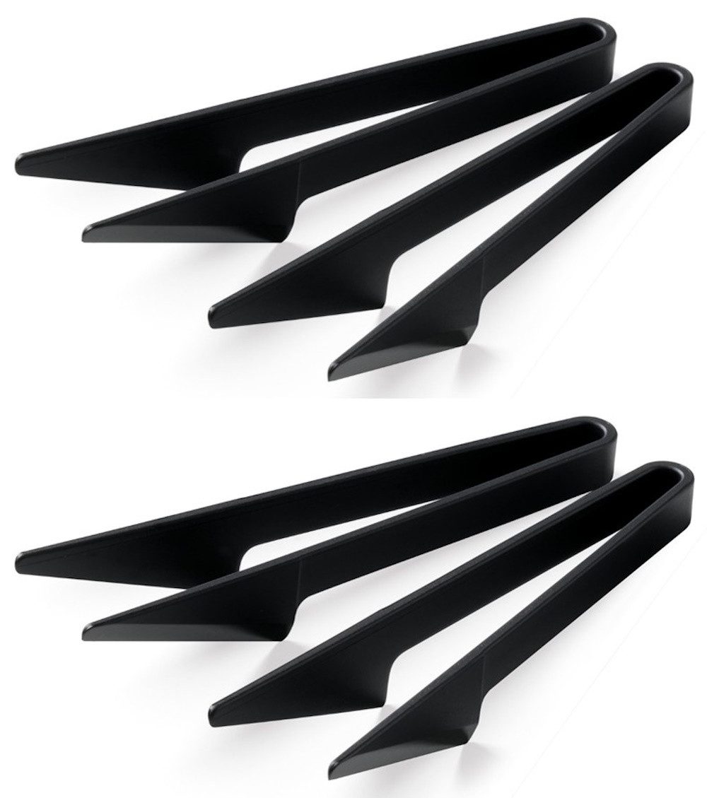 B.X Raclettepfännchen Stöckli Raclette und Grill Zangen Twist, schwarz, 4 Stück mehr