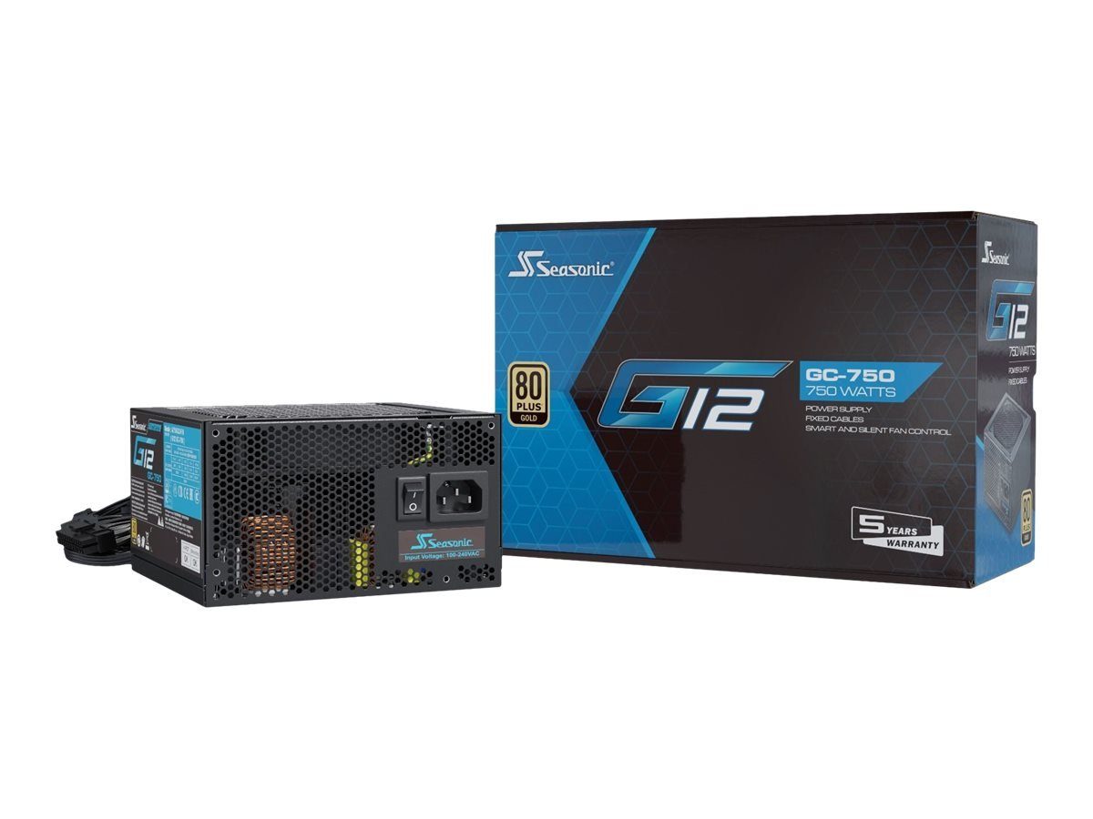 Seasonic SEASONIC G12-GC-750, 750W, aktiv, 80 PLUS Gold PC-Netzteil