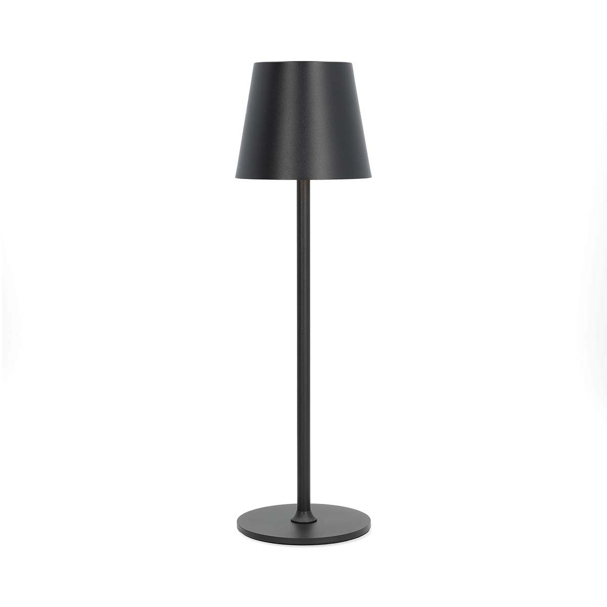 Nedis LED Schreibtischlampe LTOUT05BK, stufenlos dimmbar, Touch-Bedienung, für drinnen und draußen, Warm bis kühlen weiß, stufenlos dimmbar, Touch-Bedienung, für drinnen und draußen
