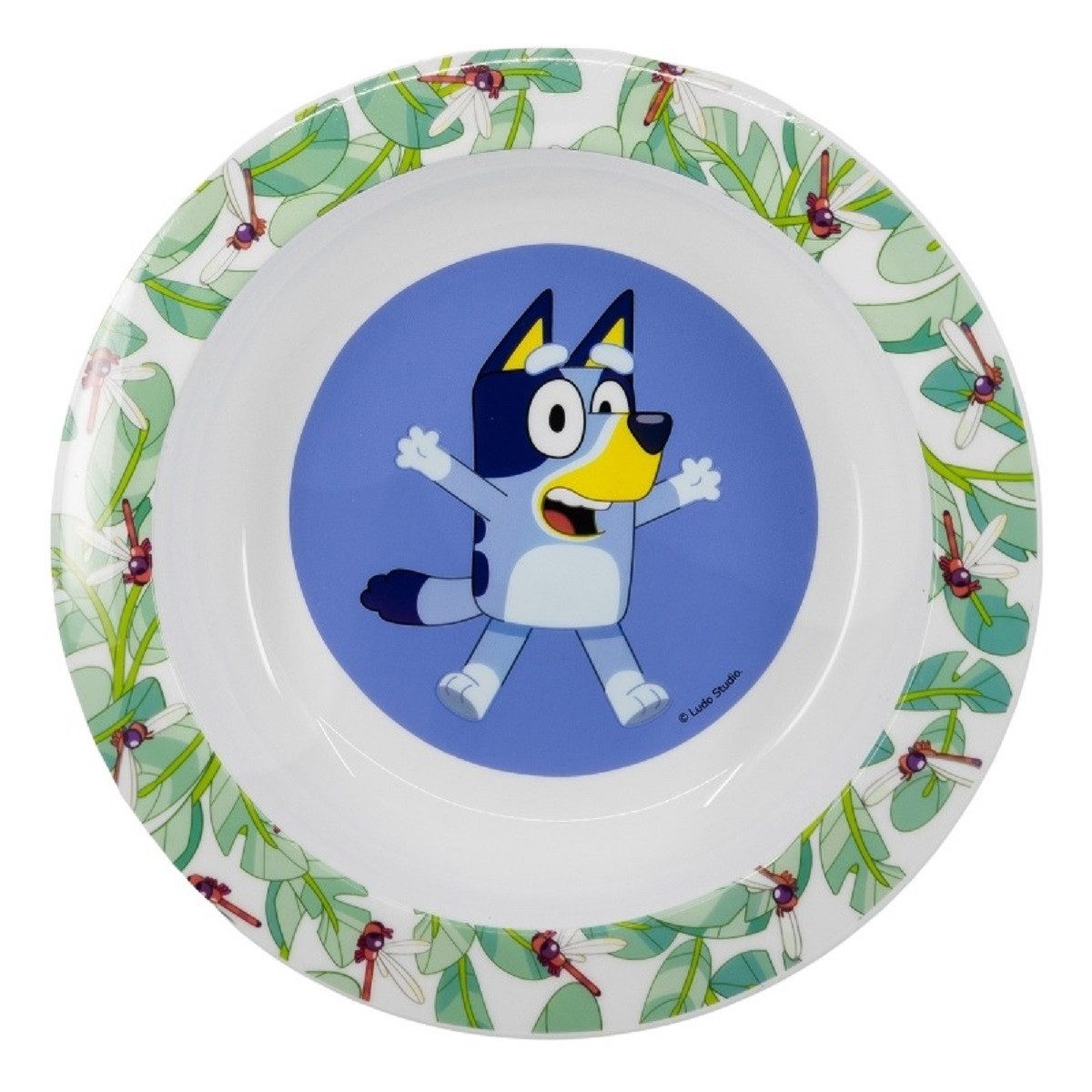 Bluey Frühstücksteller Kindergeschirr ab 4 Jahren Schale für Kinder mikrowellengeeignet von Bluey