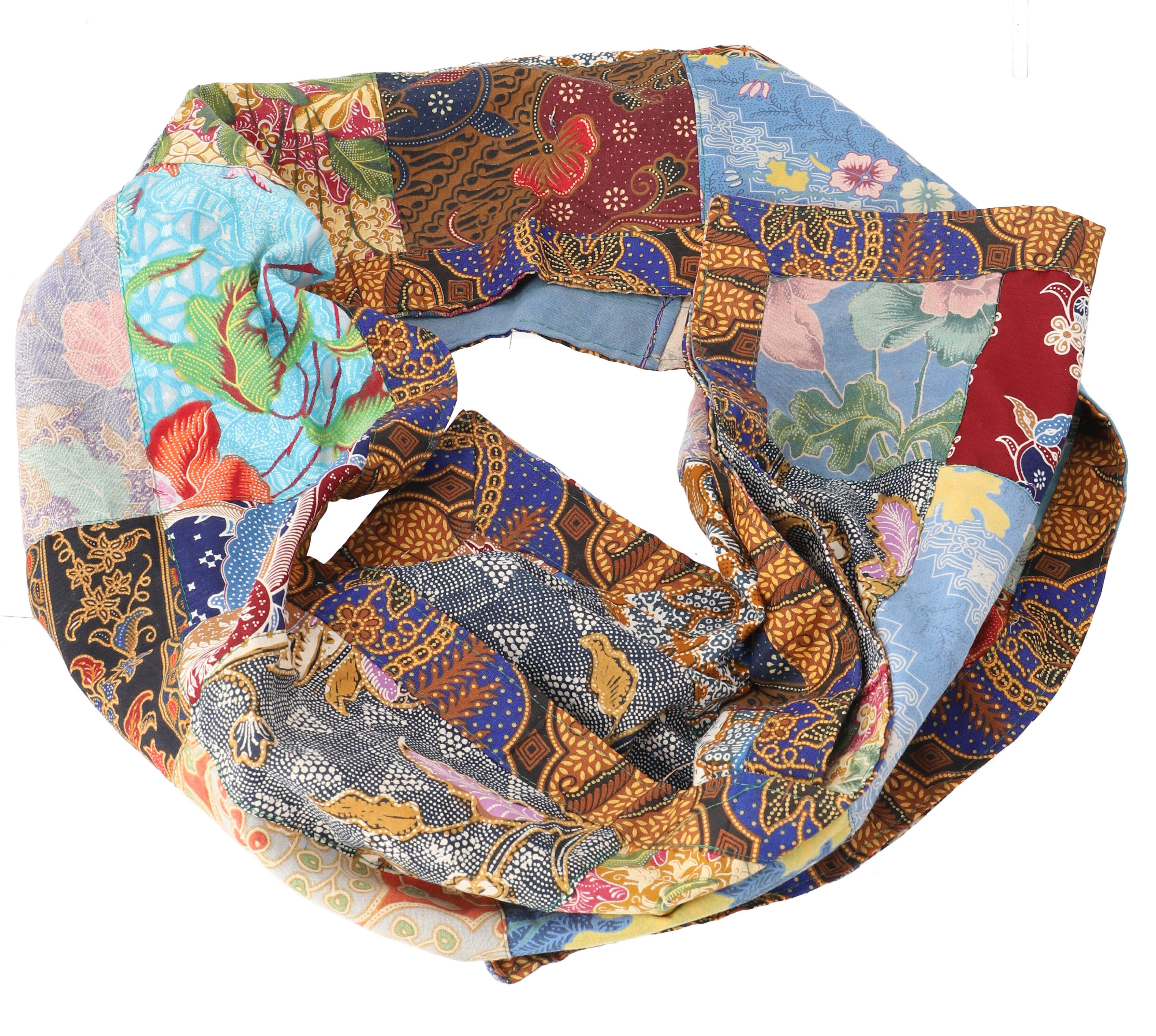 Guru-Shop Halstuch Unikat upcycling Baumwoll Patchworkschal,..