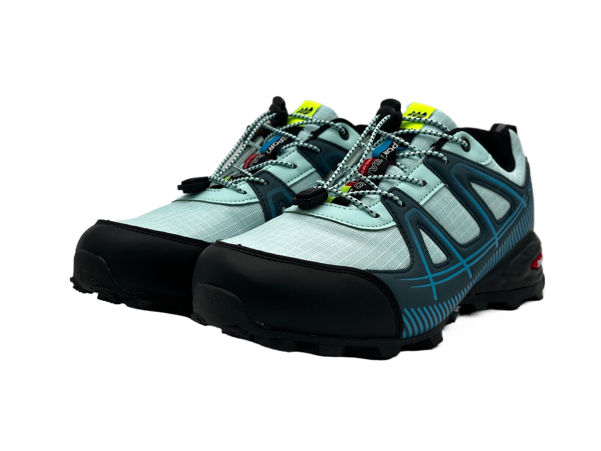 Nowaland Wanderschuhe multifunktionaler Outdoorschuh Trekkingschuh Schnellverschluss, Atmungsaktives Mesh, Stoßdämpfende Sohle